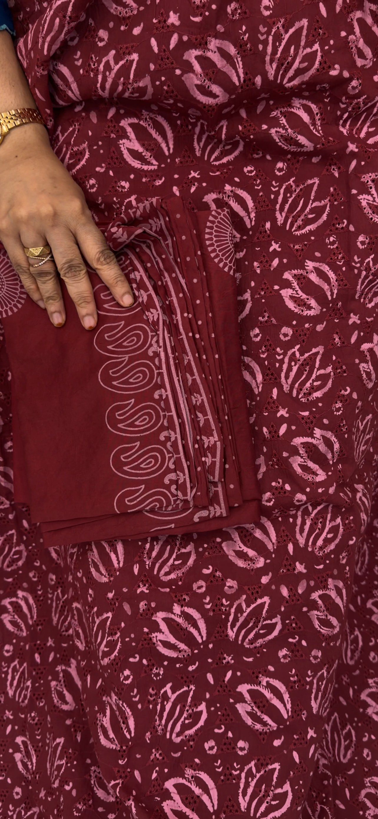 COTTON HAKOBA UNSTITCHED SALWAR SUITS - IHA 33099