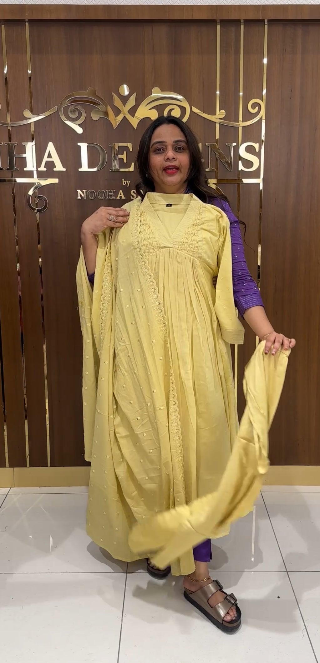 MUL MUL COTTON TOP,BOTTOM AND DUPATTA - IHA 22927