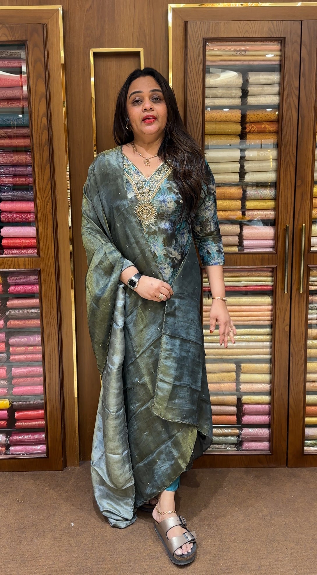 DIGITAL PRINTED UNSTITCHED SALWAR SUITS - IHA 22551