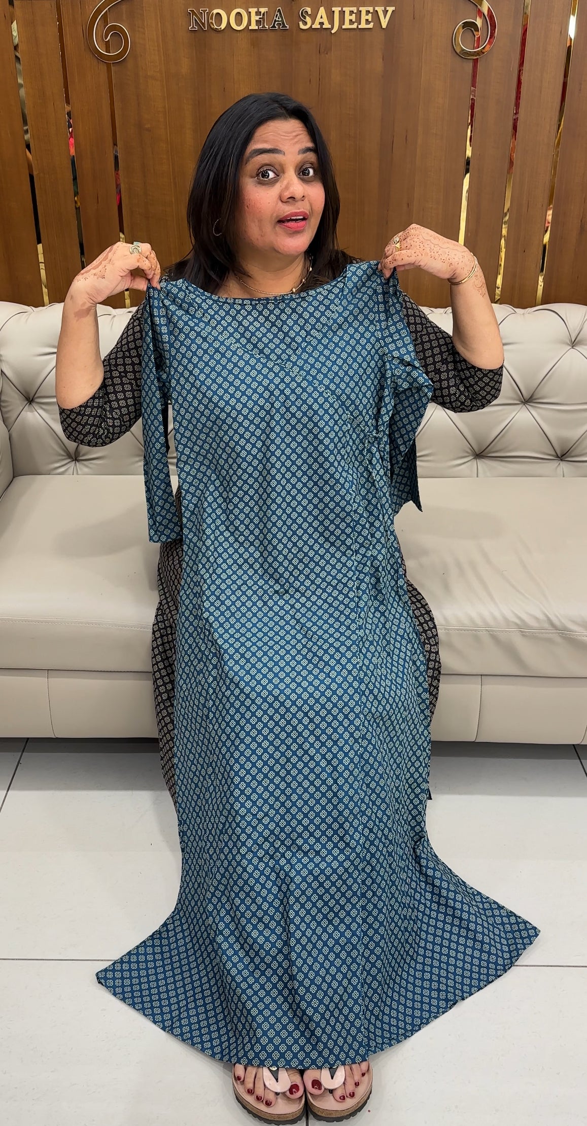 IHA'S IN-HOUSE PRINTED COTTON TOPS - IHA 27496