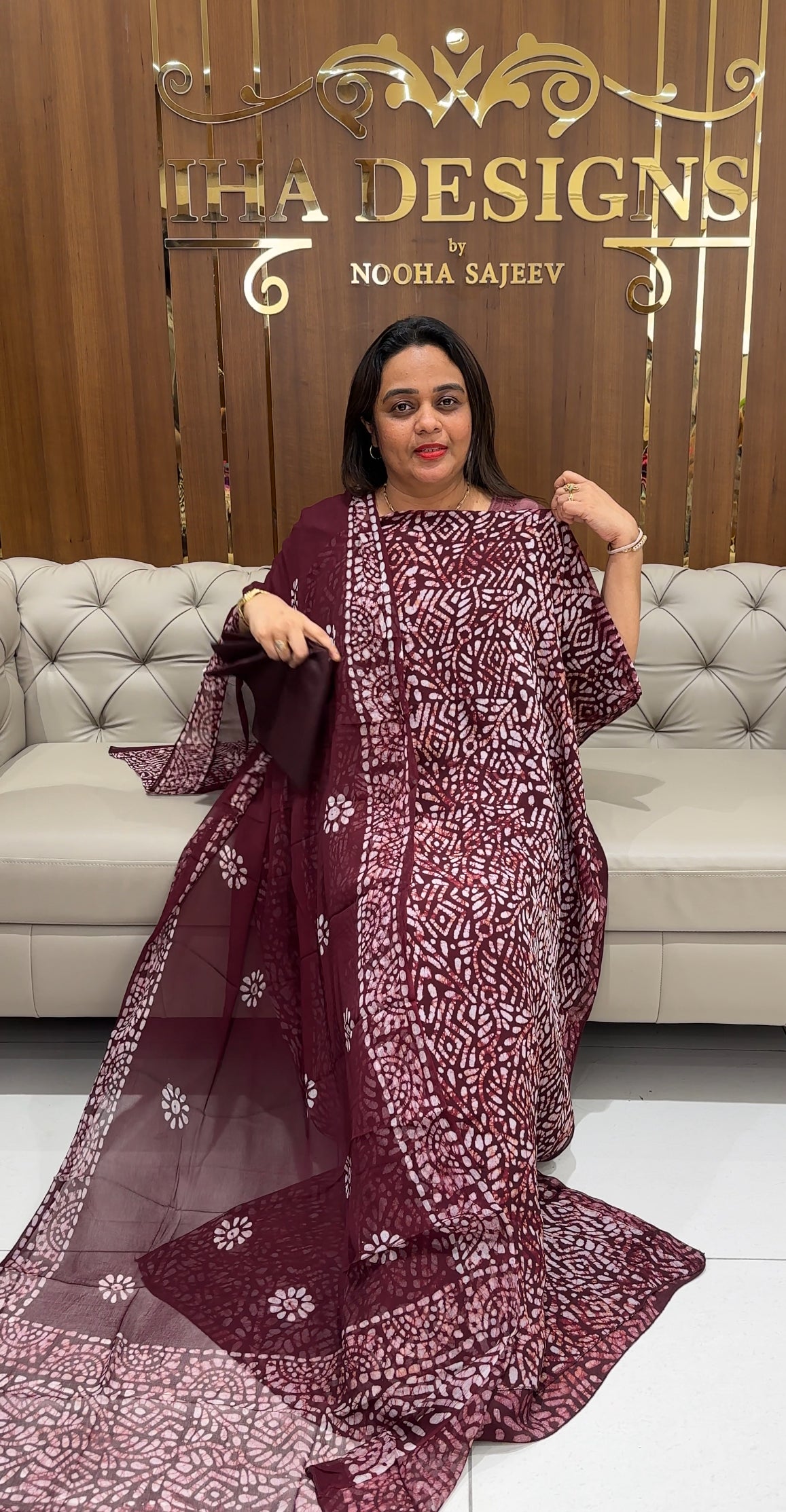 BATIK PRINTED UNSTITCHED SALWAR SUITS - IHA 23216
