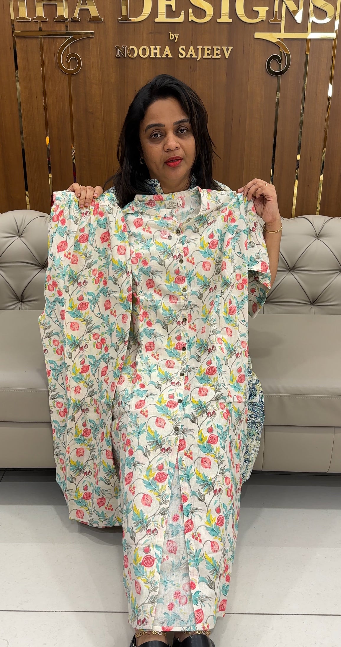 COTTON LONG CO-ORDS SETS - IHA 25277
