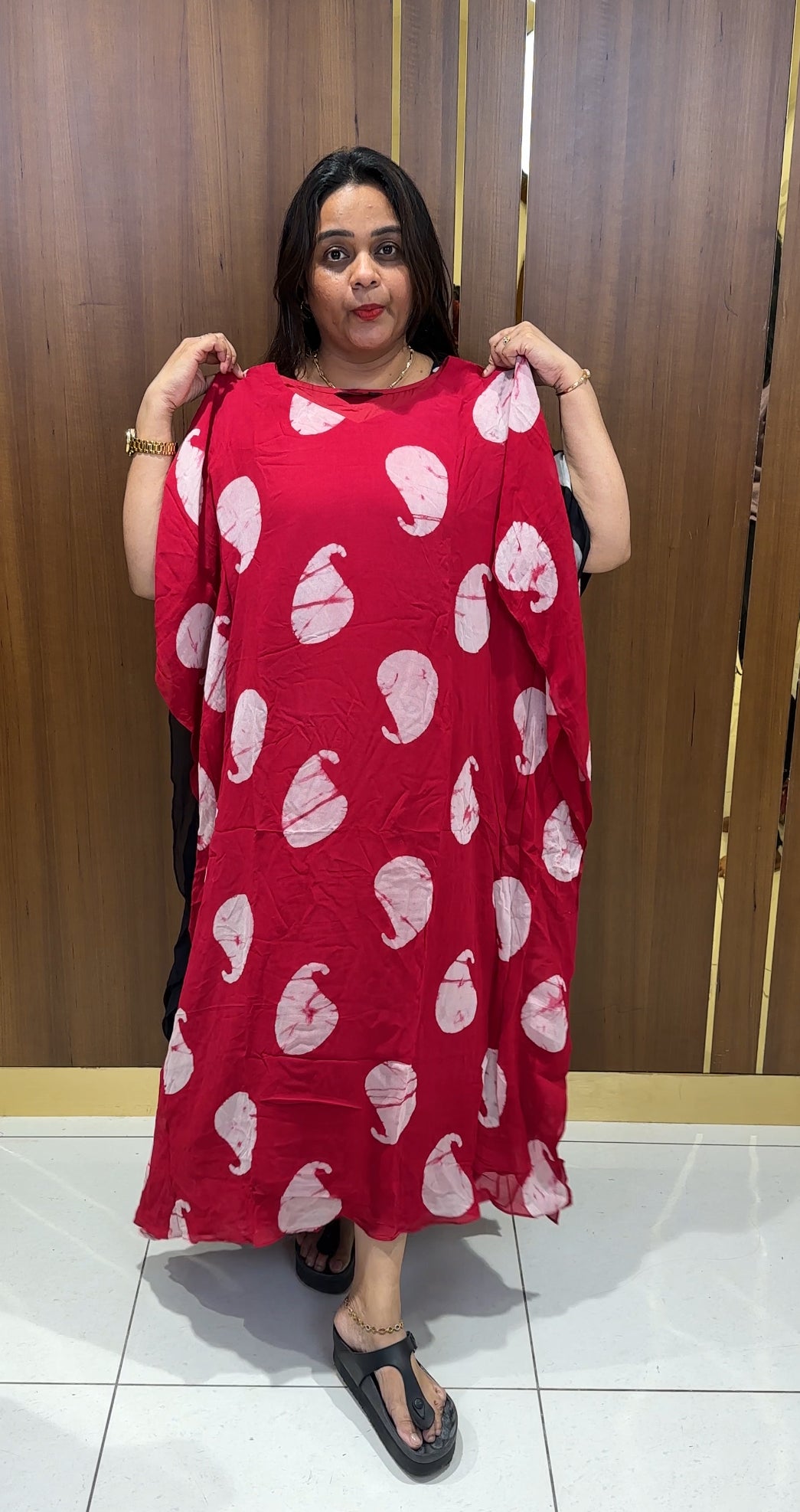 IHA'S IN-HOUSE GEORGETTE KAFTAN - IHA 22785