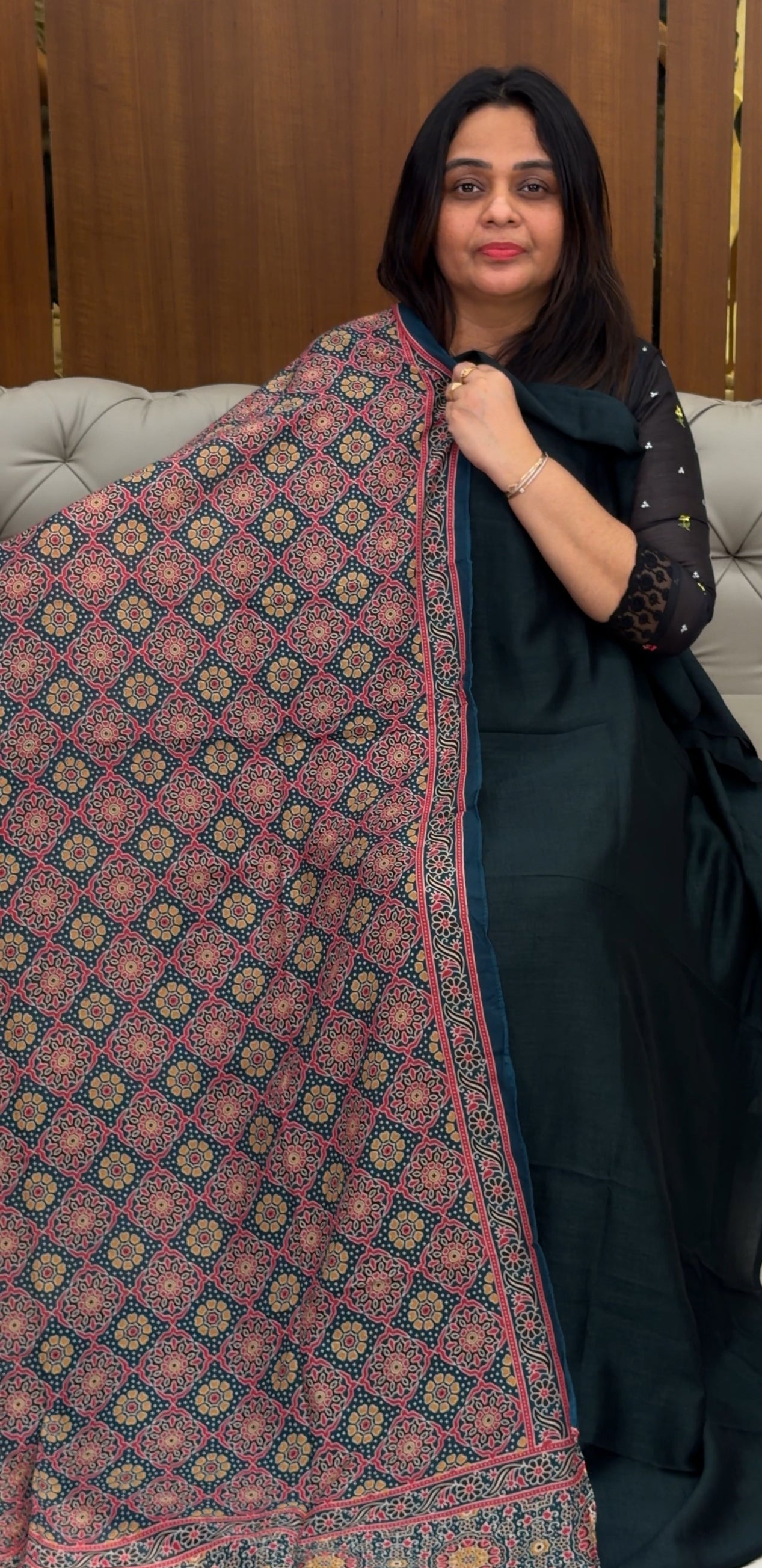 SEMI RAW SILK UNSTITCHED SALWAR SUITS - IHA 29141