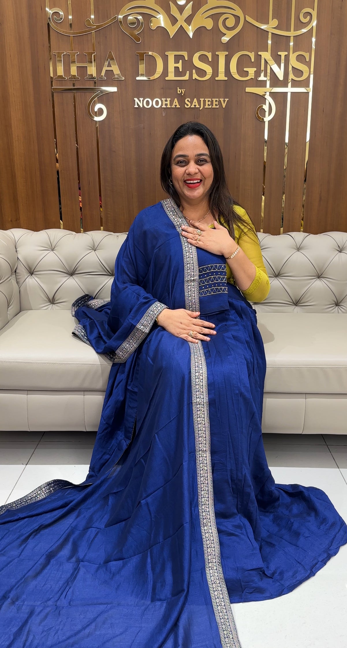 SEMI STITCHED DHAVANI SETS - IHA 24044