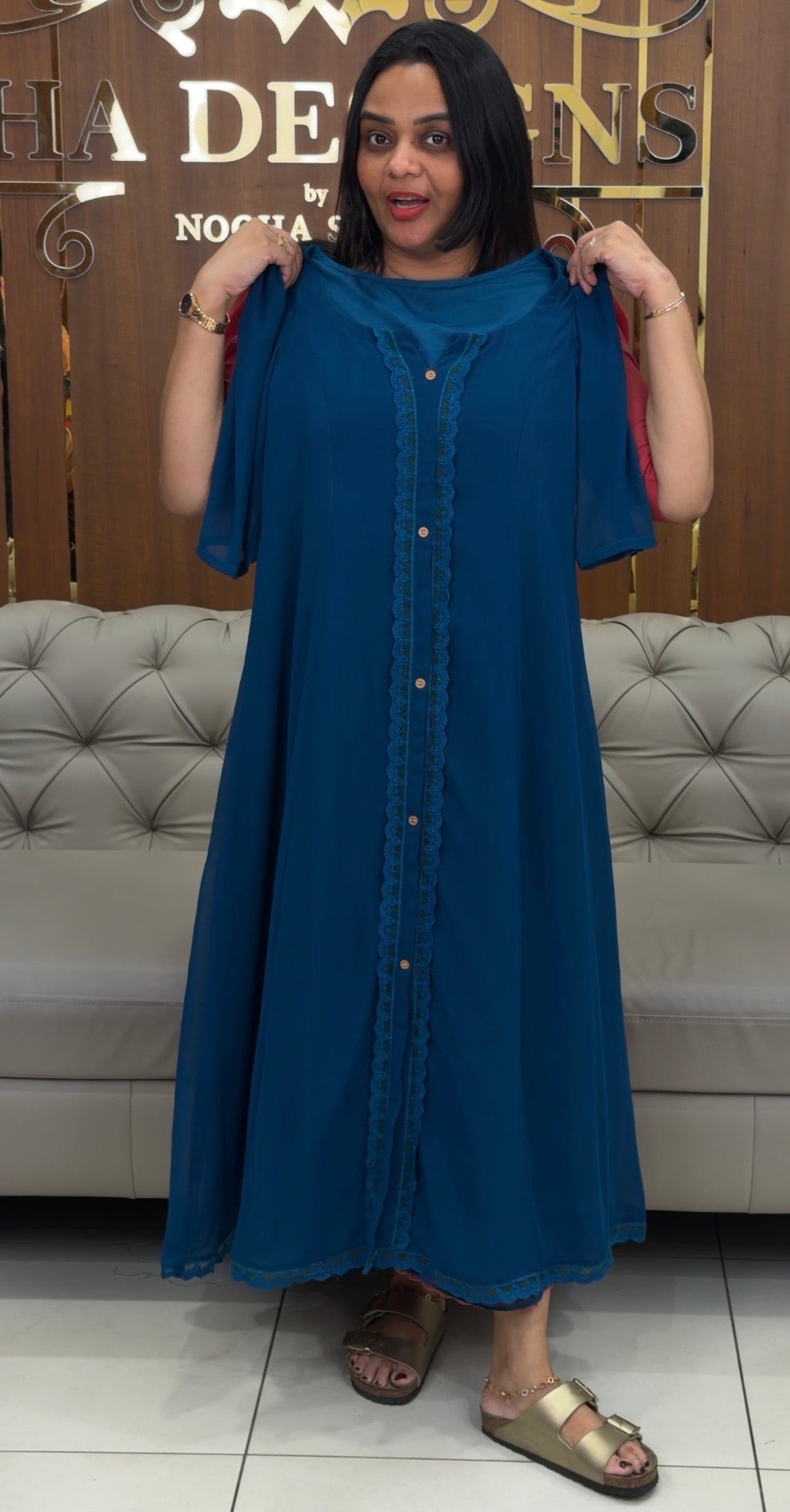 IHA'S 1N-HOUSE GEORGETTE FROCKS - IHA 33734