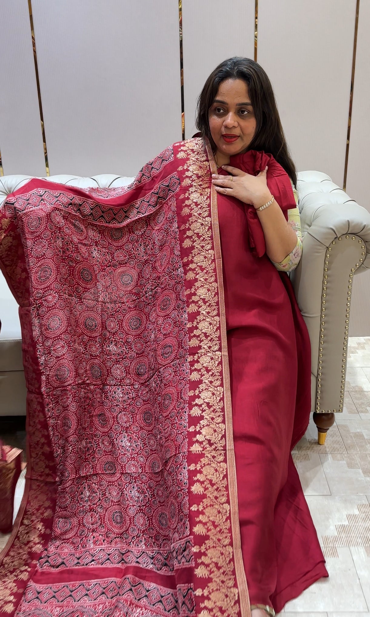 VISCOSE DOLA UNSTITCHED SALWAR SUITS - IHA 21433