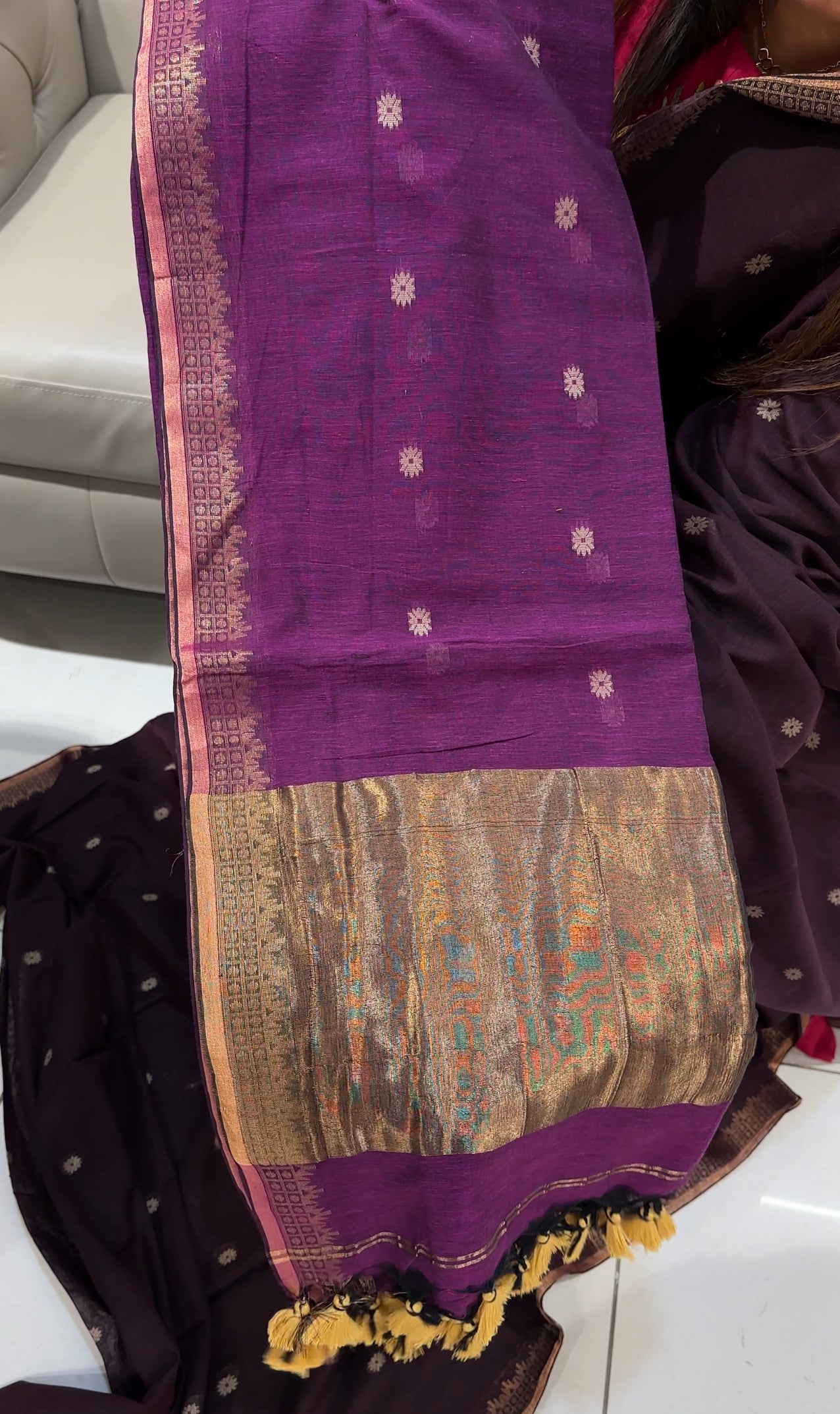 KHADDY COTTON SAREES - IHA 25154