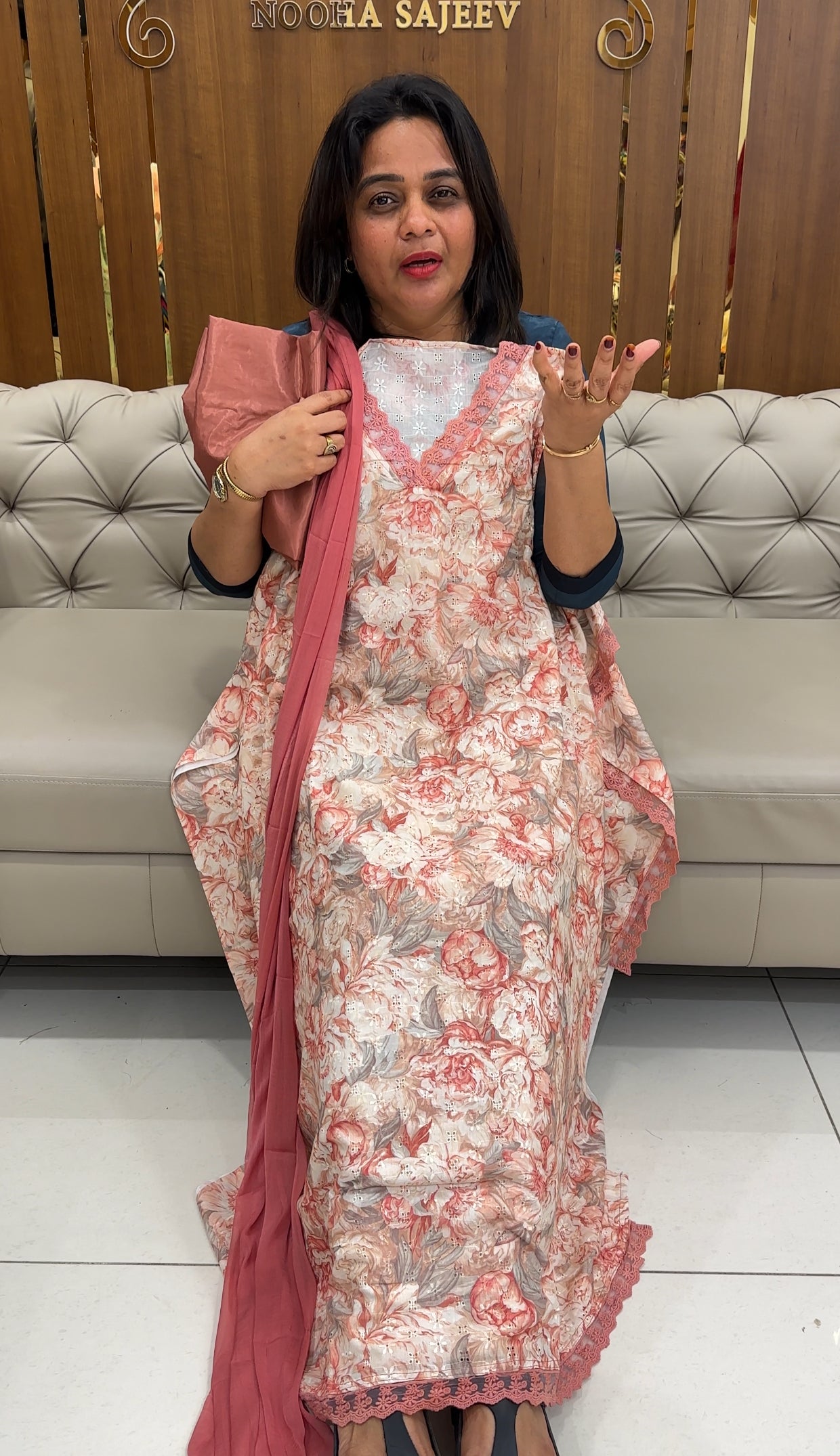 COTTON HAKOBA UNSTITCHED SALWAR SUITS - IHA 25943