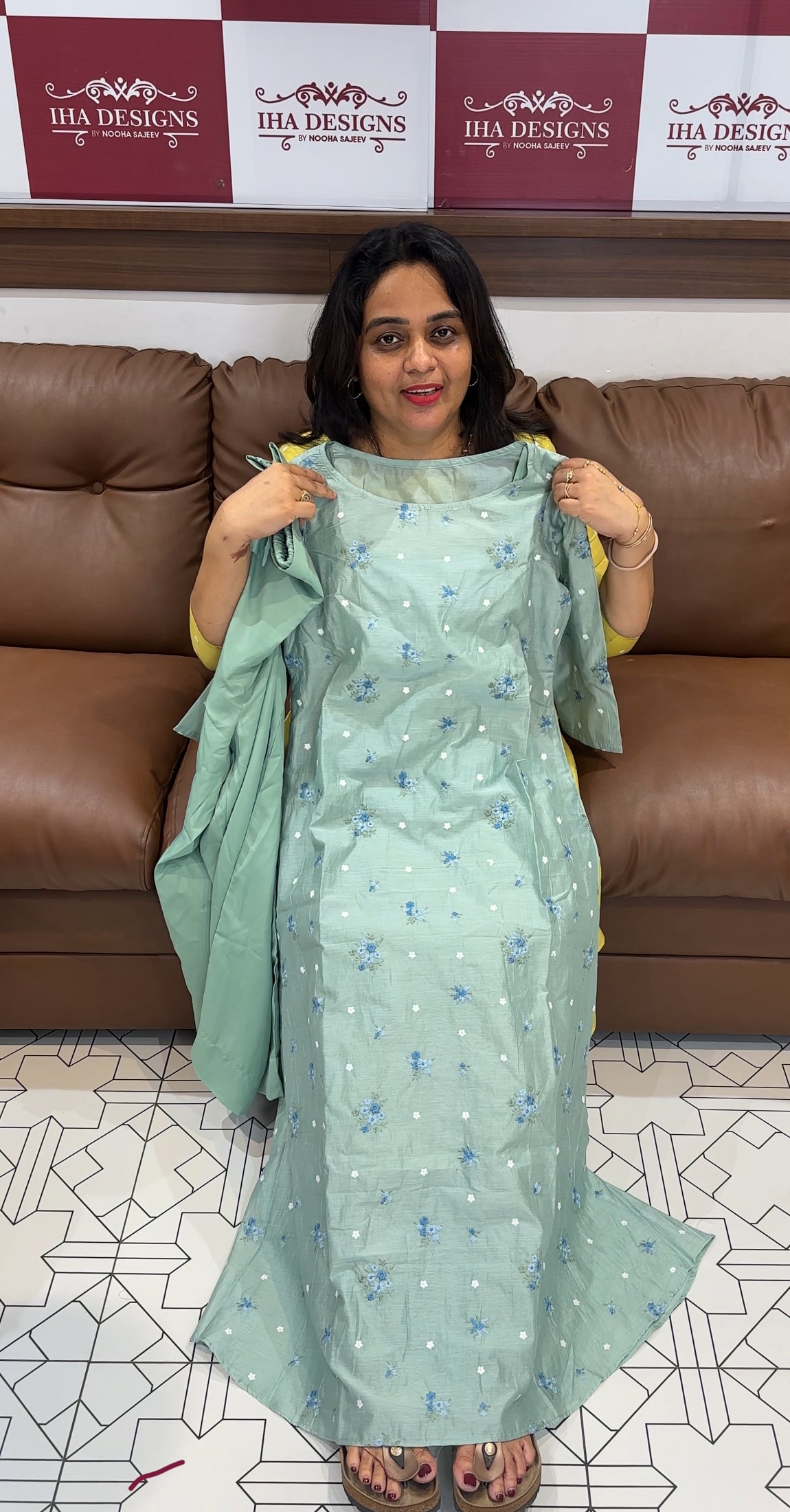 IHA'S IN-HOUSE MALAI CHANDERI CO-ORDS SETS - IHA 26843