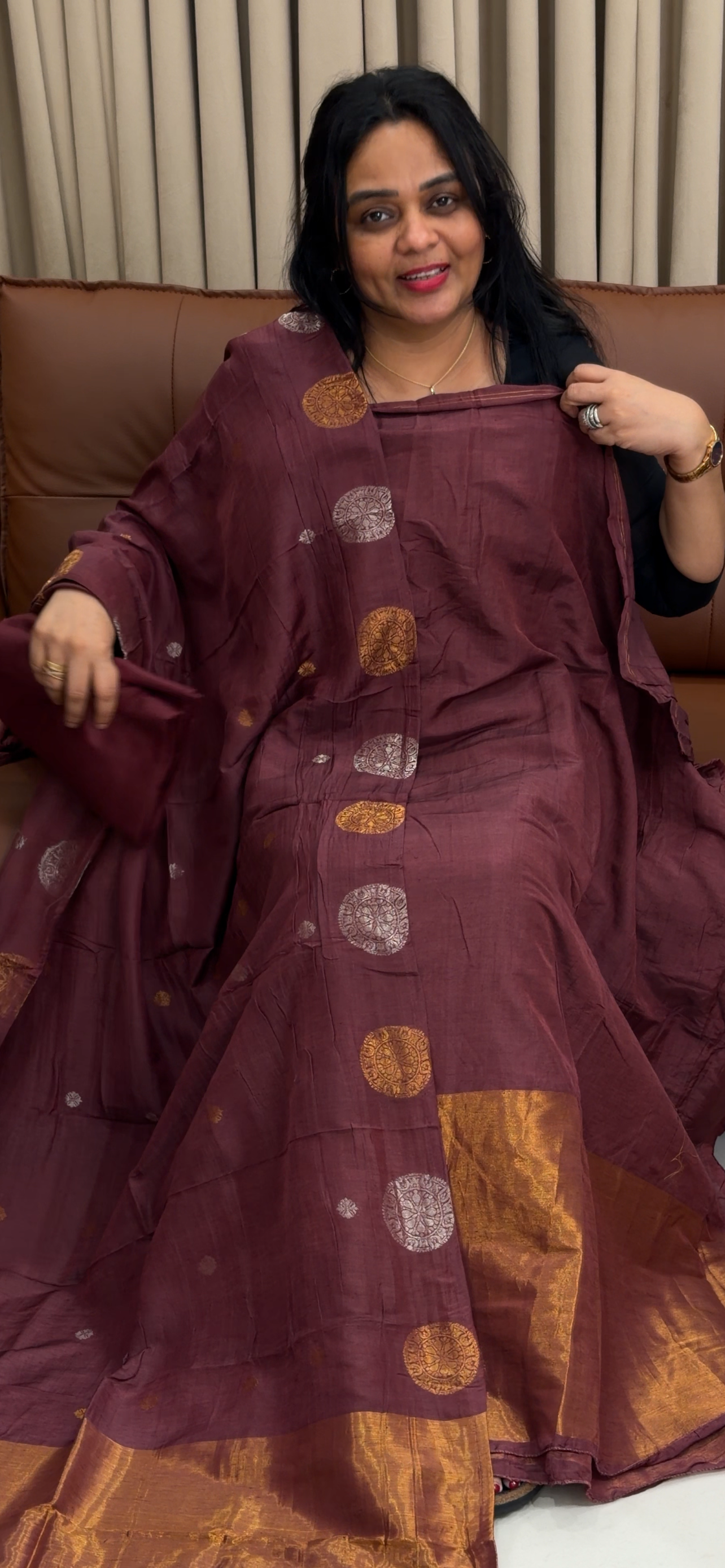SILK BANARASI UNSTITCHED SALWAR SUITS - IHA 34598