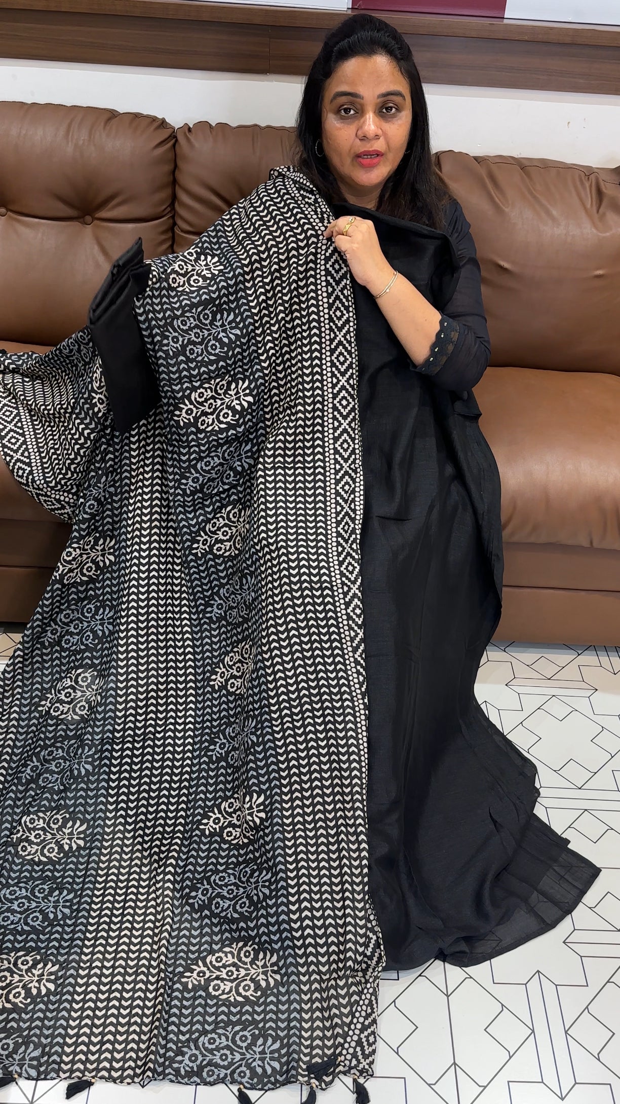 SEMI RAW SILK UNSTITCHED SALWAR SUITS - IHA 27975