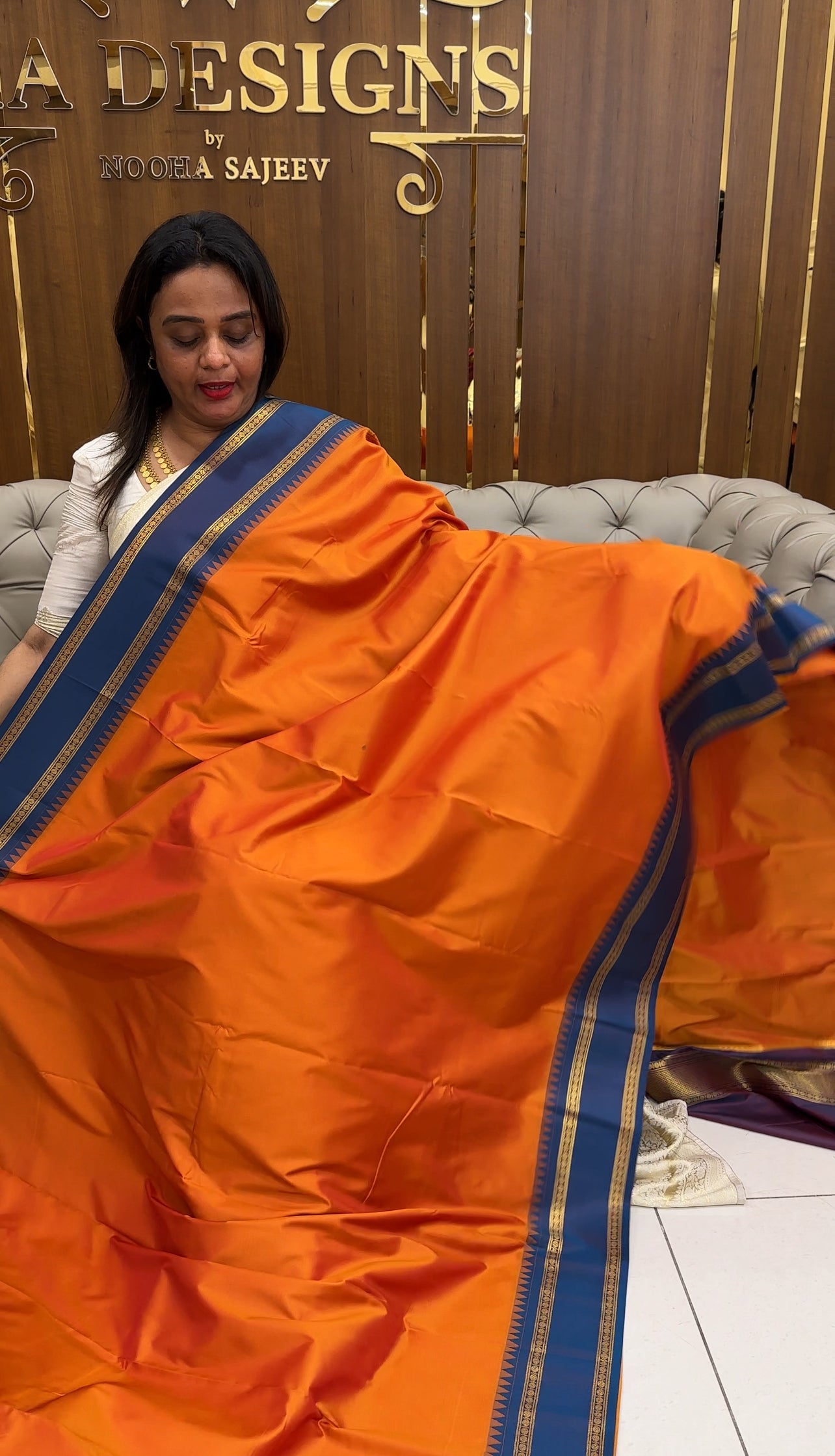 SEMI KANCHIPURAM SAREES - IHA 25578