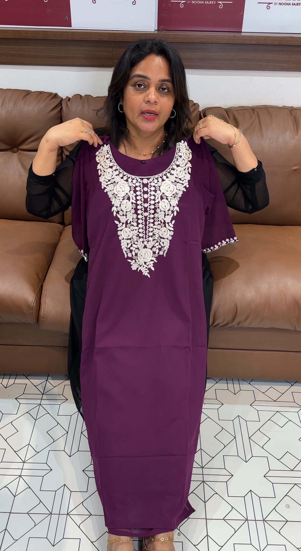 LUCKNOWI CHIKANKARI TOPS - IHA 26201
