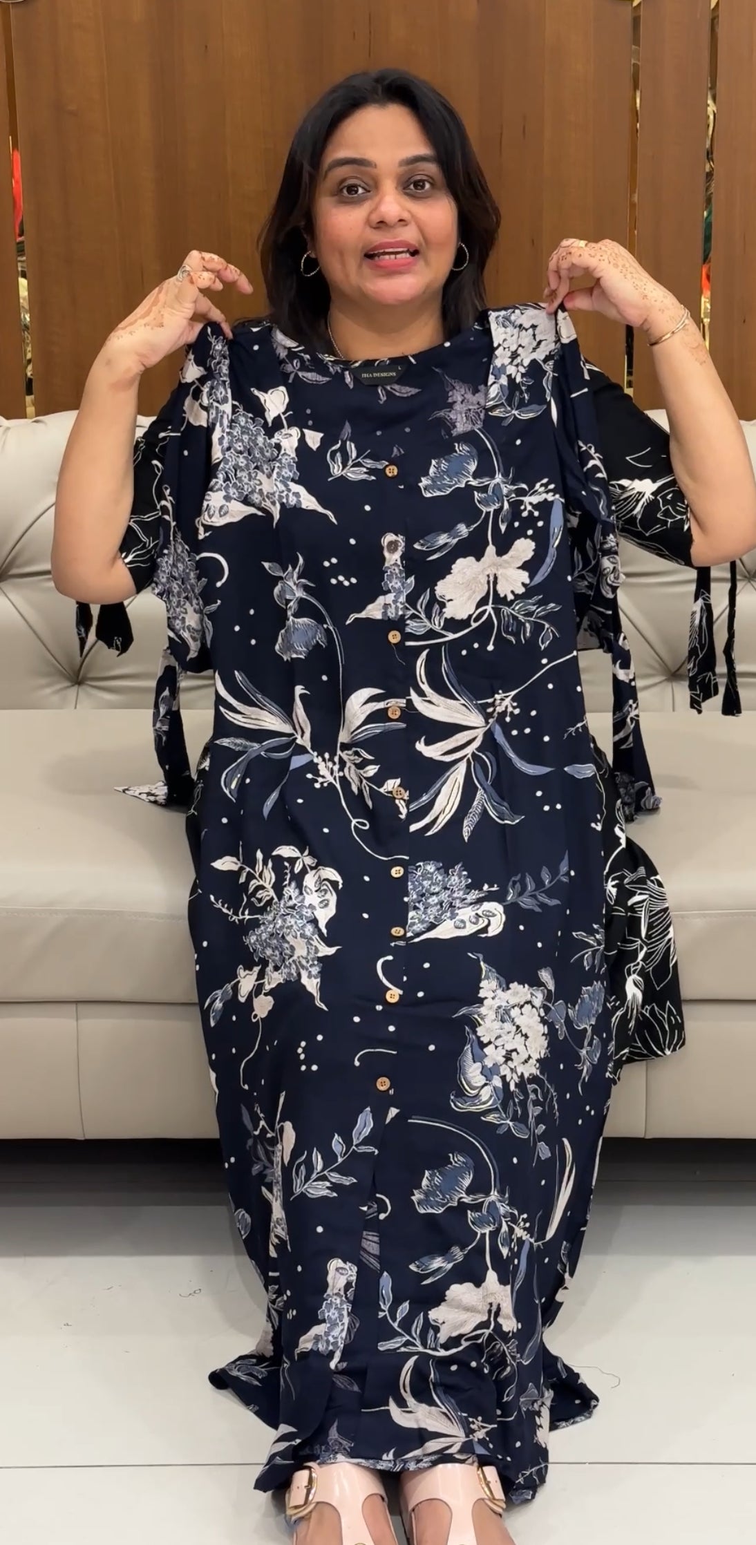IHA'S IN-HOUSE PRINTED RAYON TOPS - IHA 27421