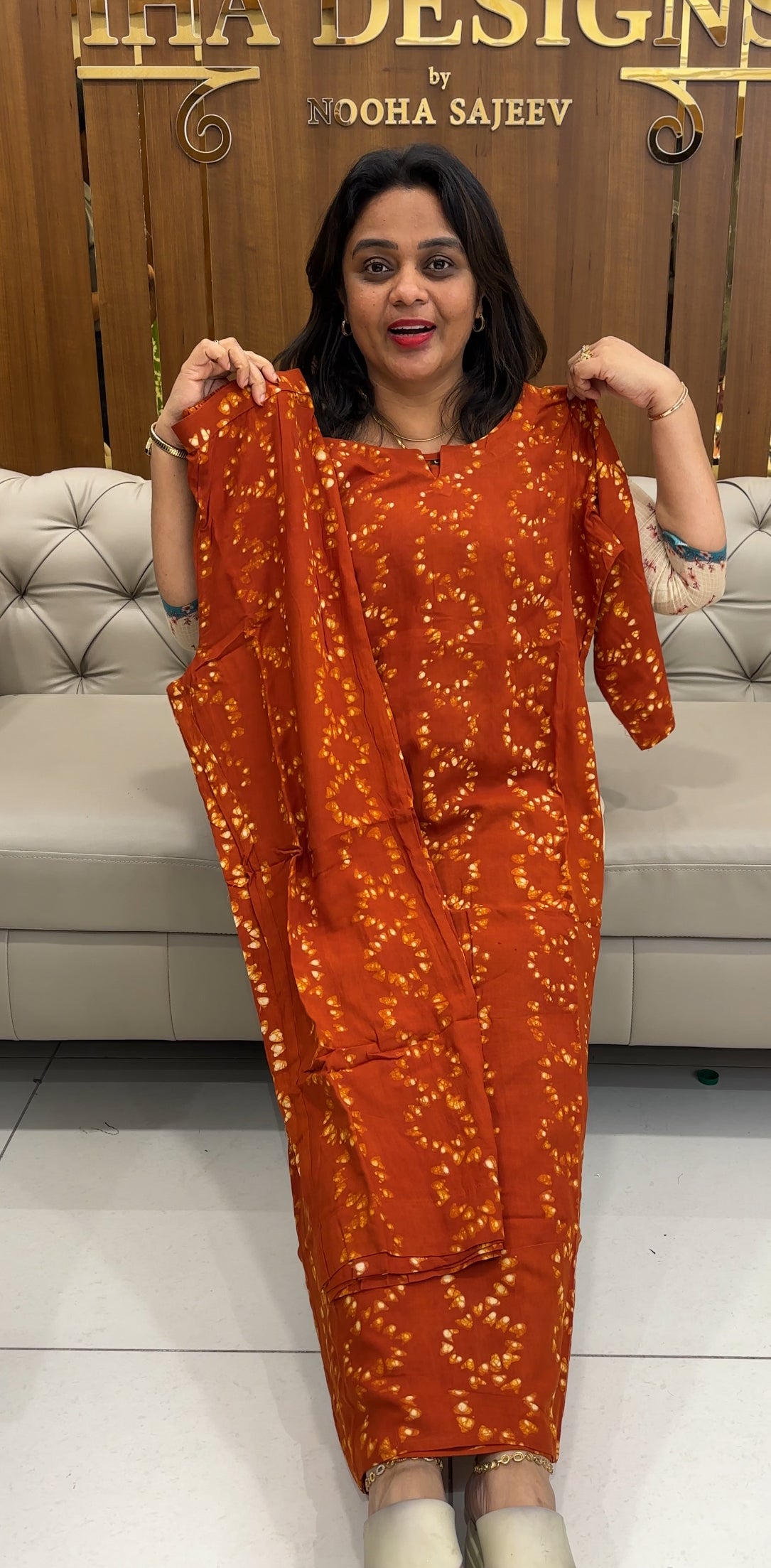 BATIK PRINTED TOP AND BOTTOM - IHA 25187