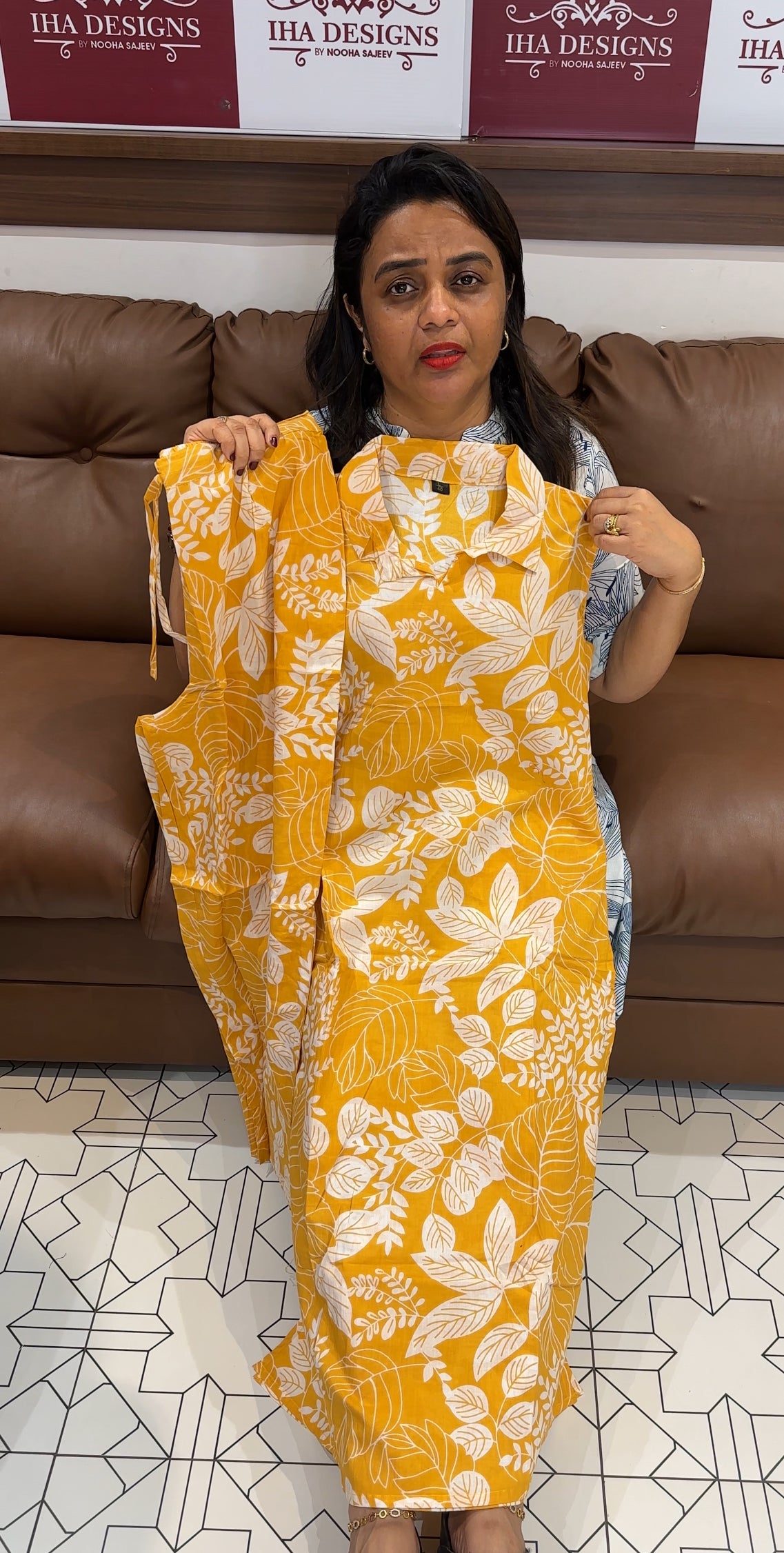COTTON PRINTED CO-ORDS SETS - IHA 25502