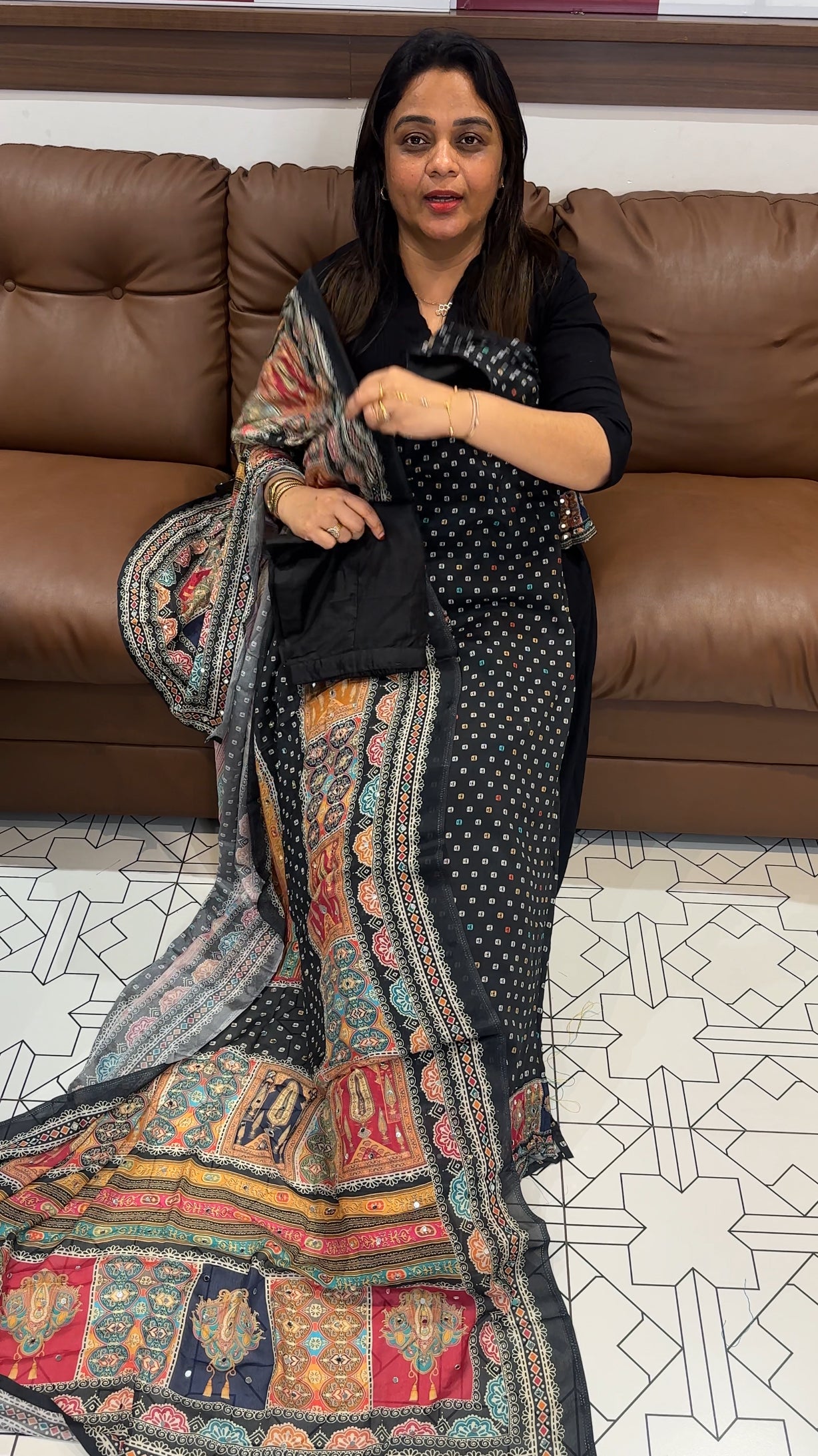 IHA'S IN-HOUSE TOP, BOTTOM AND DUPATTA - IHA 24764