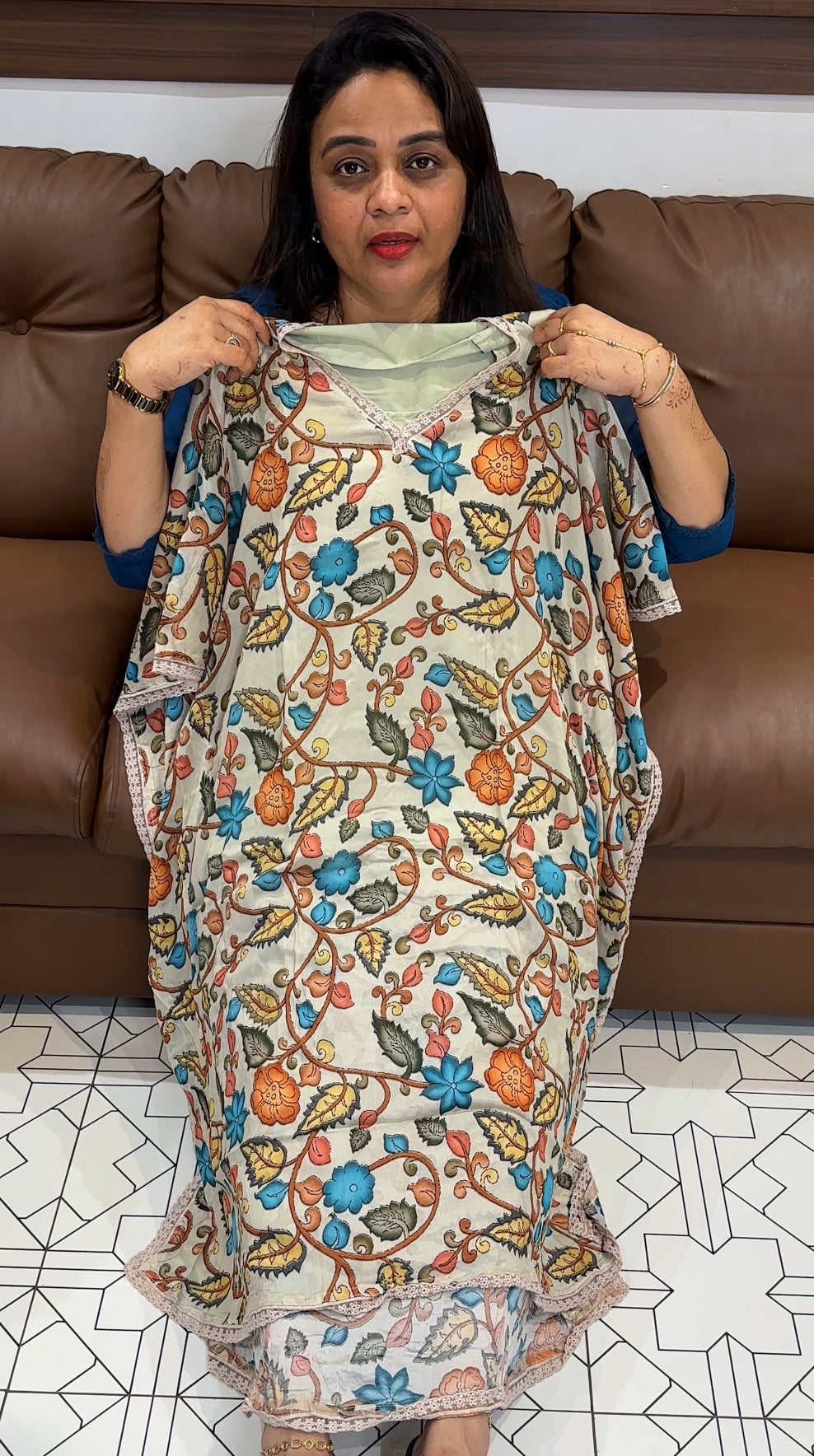 IHA'S IN-HOUSE PRINTED KAFTAN - IHA 23961