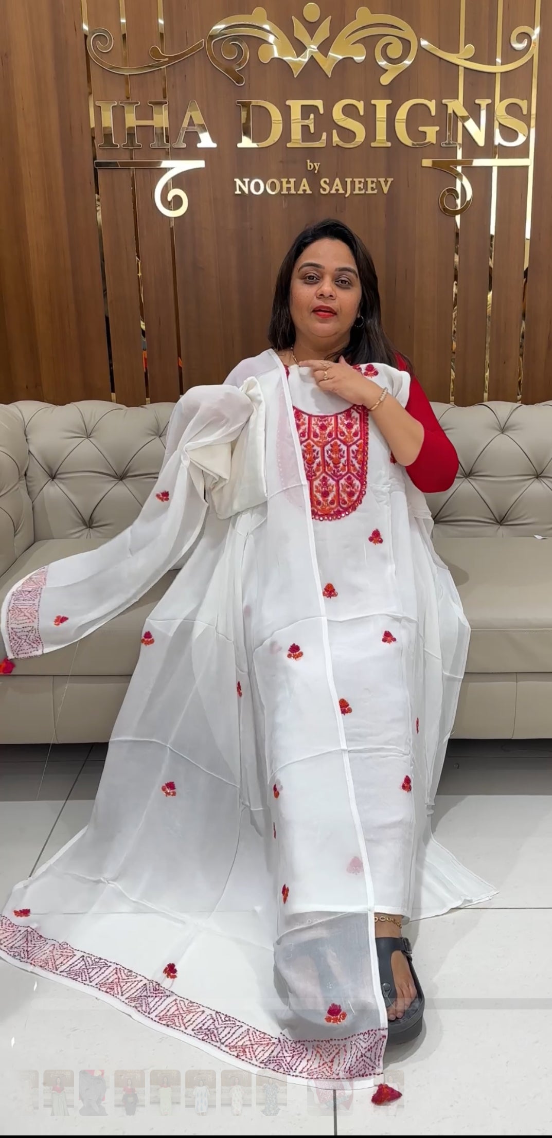 VISCOSE GEORGETTE UNSTITCHED SALWAR SUITS - IHA 23438