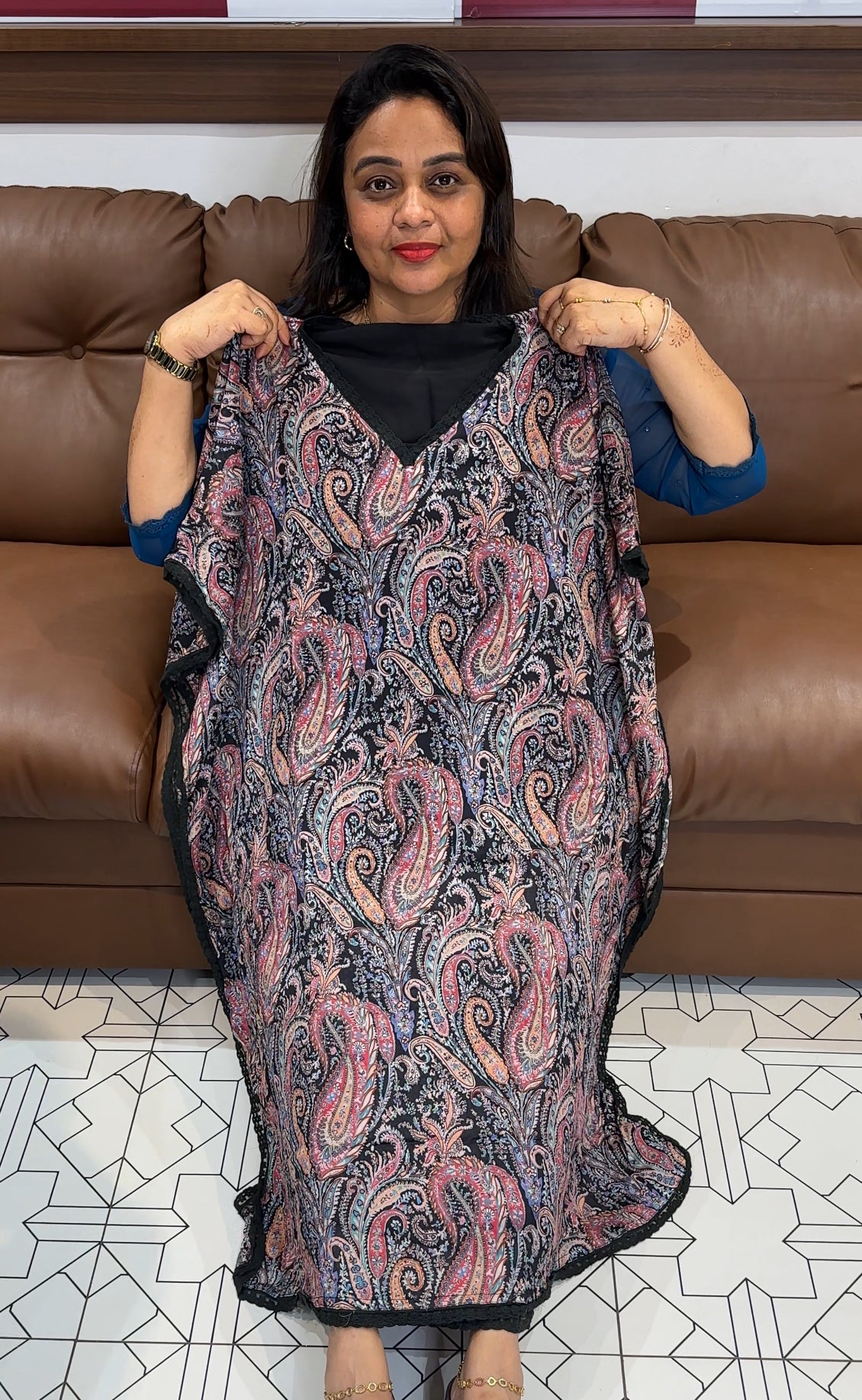 IHA'S IN-HOUSE PRINTED KAFTAN - IHA 23961