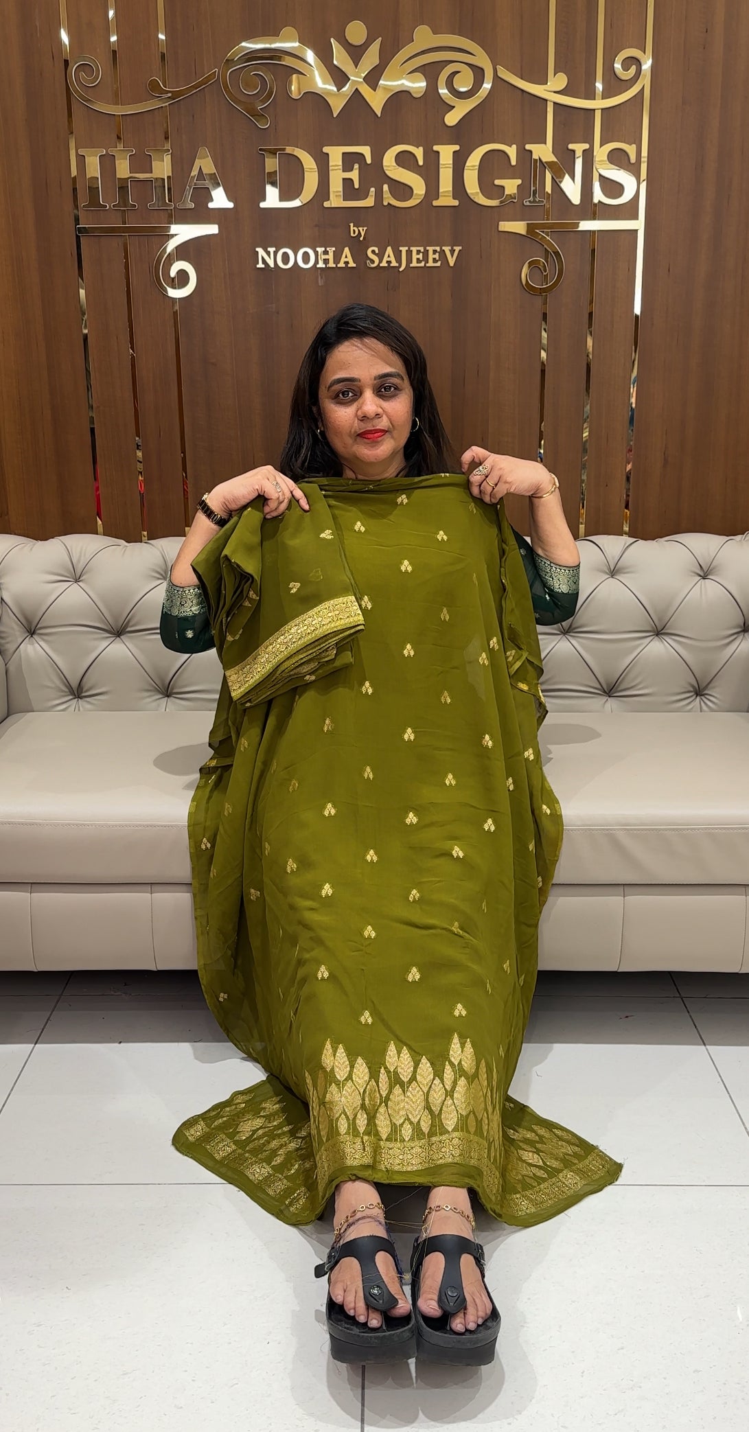 VISCOSE GEORGETTE UNSTITCHED SALWAR SUITS - IHA 24098