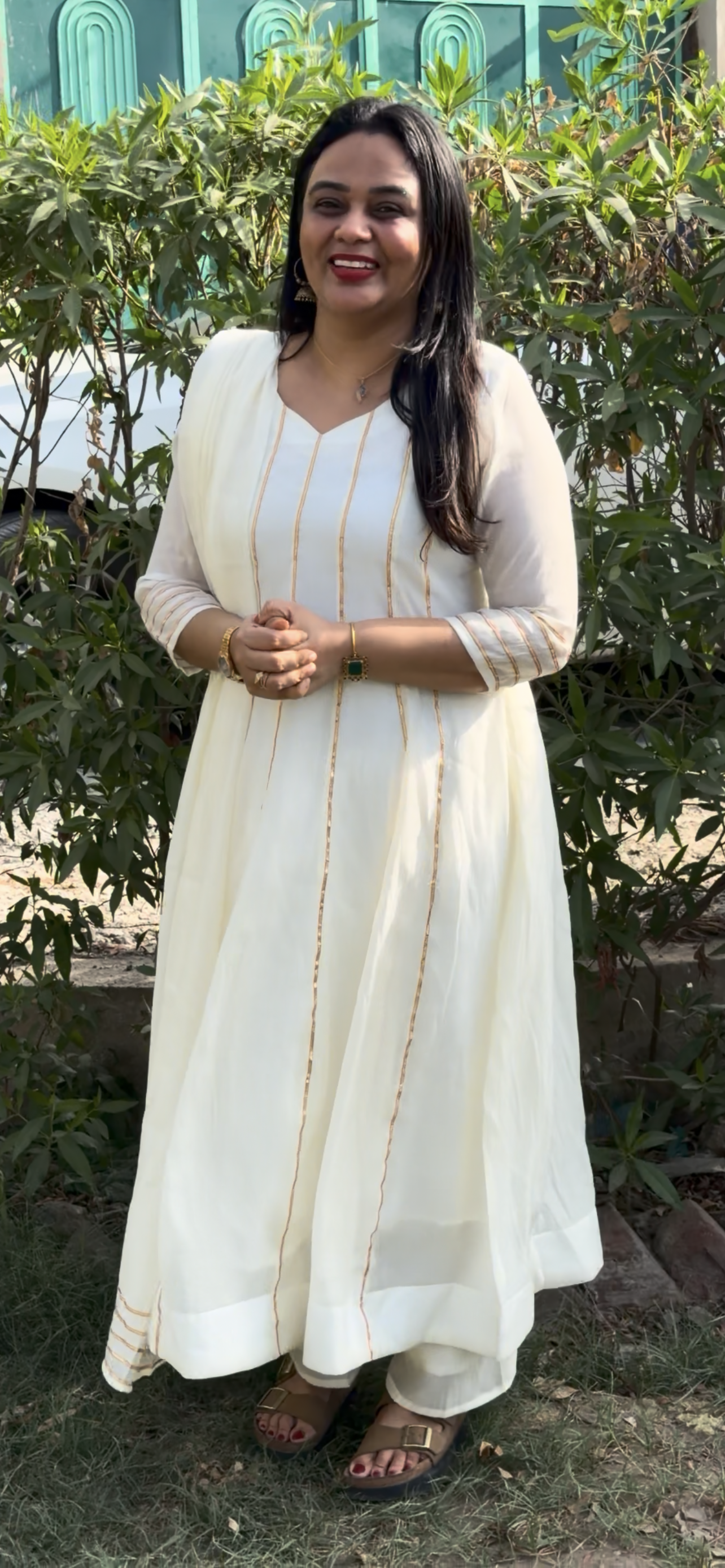 FORWARD ANARKALI TOP, AND DUPATTA - IHA 33689