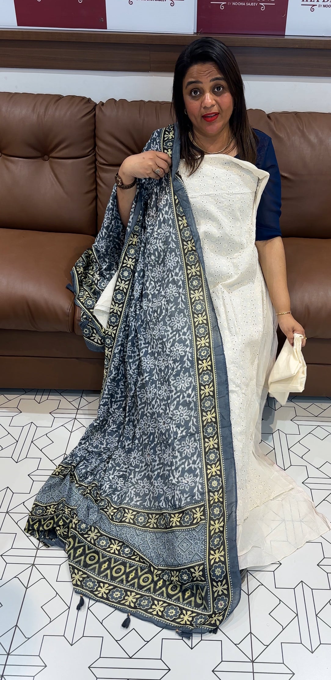 COTTON HAKOBA UNSTITCHED SALWAR SUITS - IHA 25412