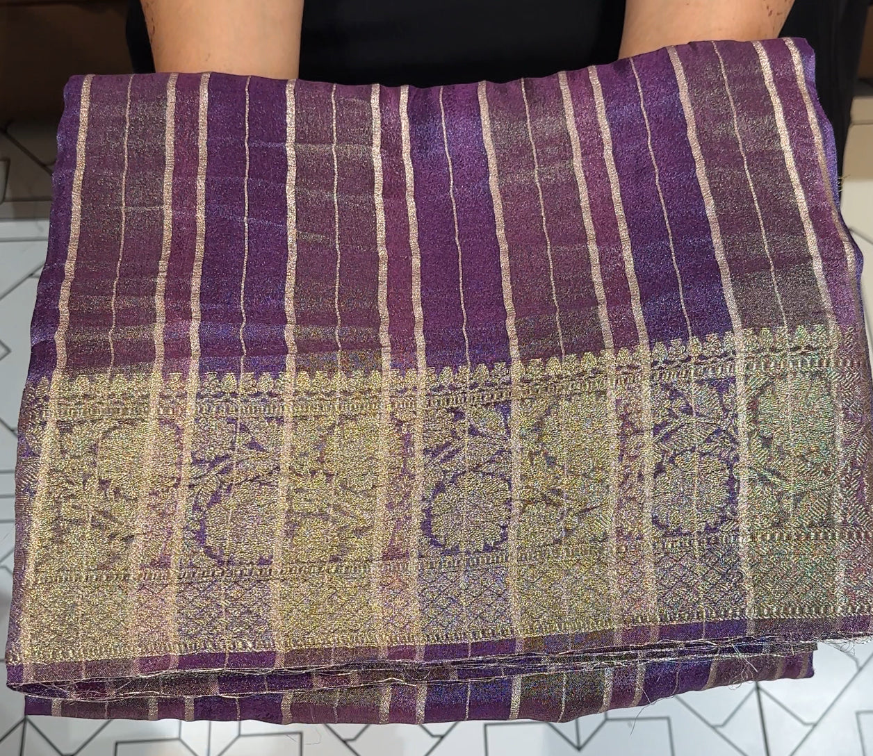 DESIGNER TISSUE SAREES - IHA 24005