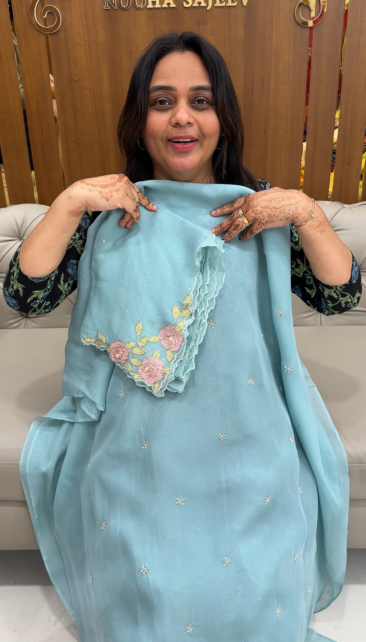 VISCOSE ORGANSA UNSTITCHED SALWAR SUITS - IHA 27442