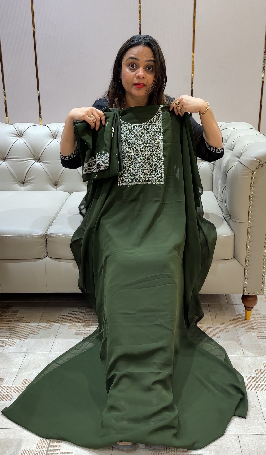 BUDGET BUY UNSTITCHED SALWAR SUITS - IHA 23591