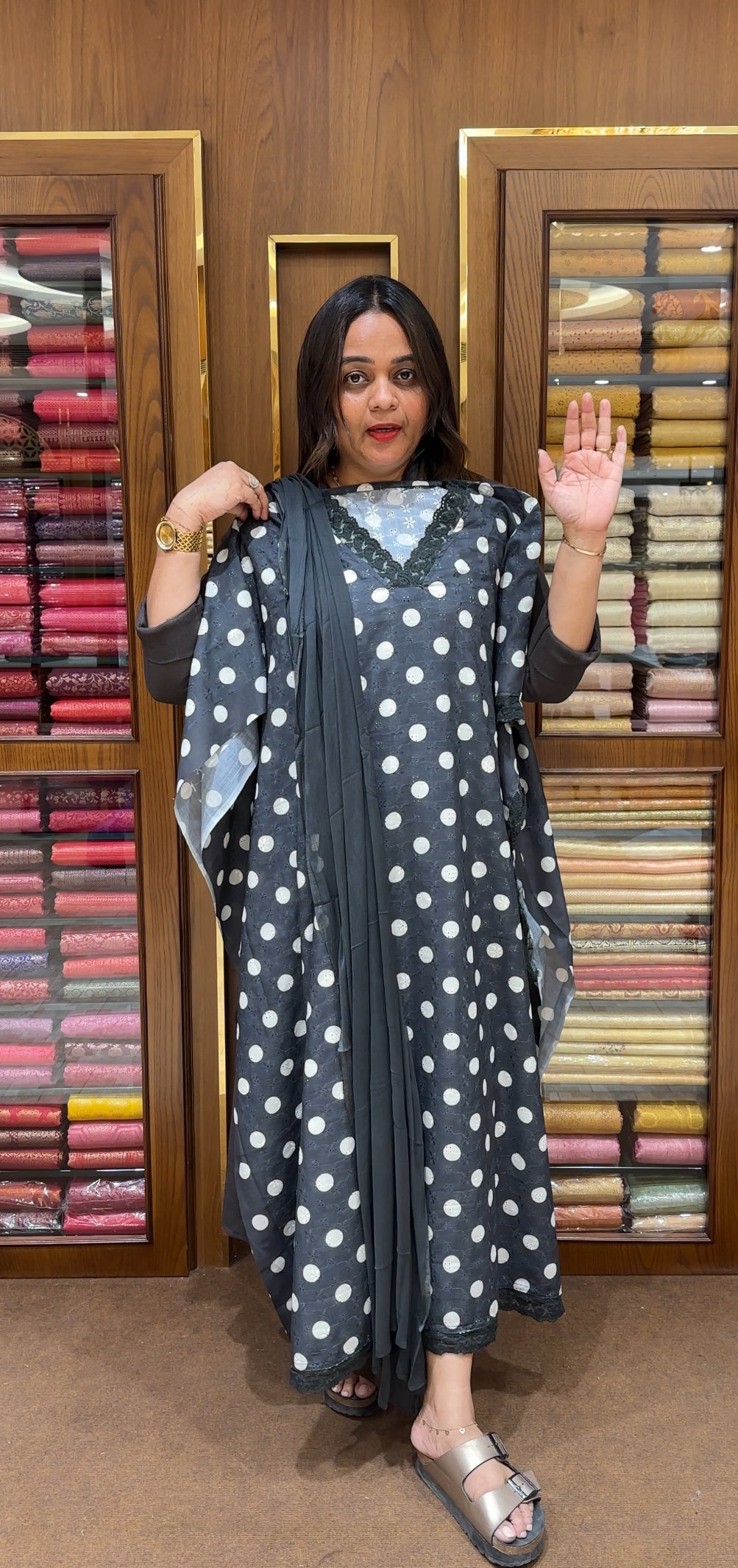 COTTON HAKOBA UNSTITCHED SALWAR SUITS - IHA 23044