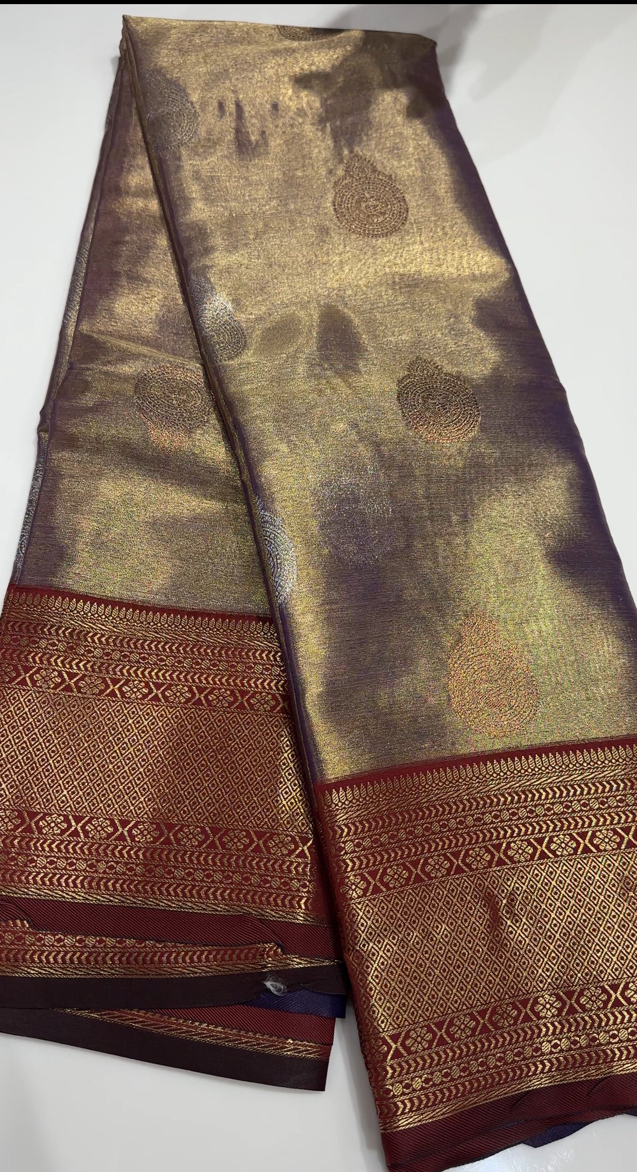 SEMI TISSUE SILK SAREES - IHA 26562