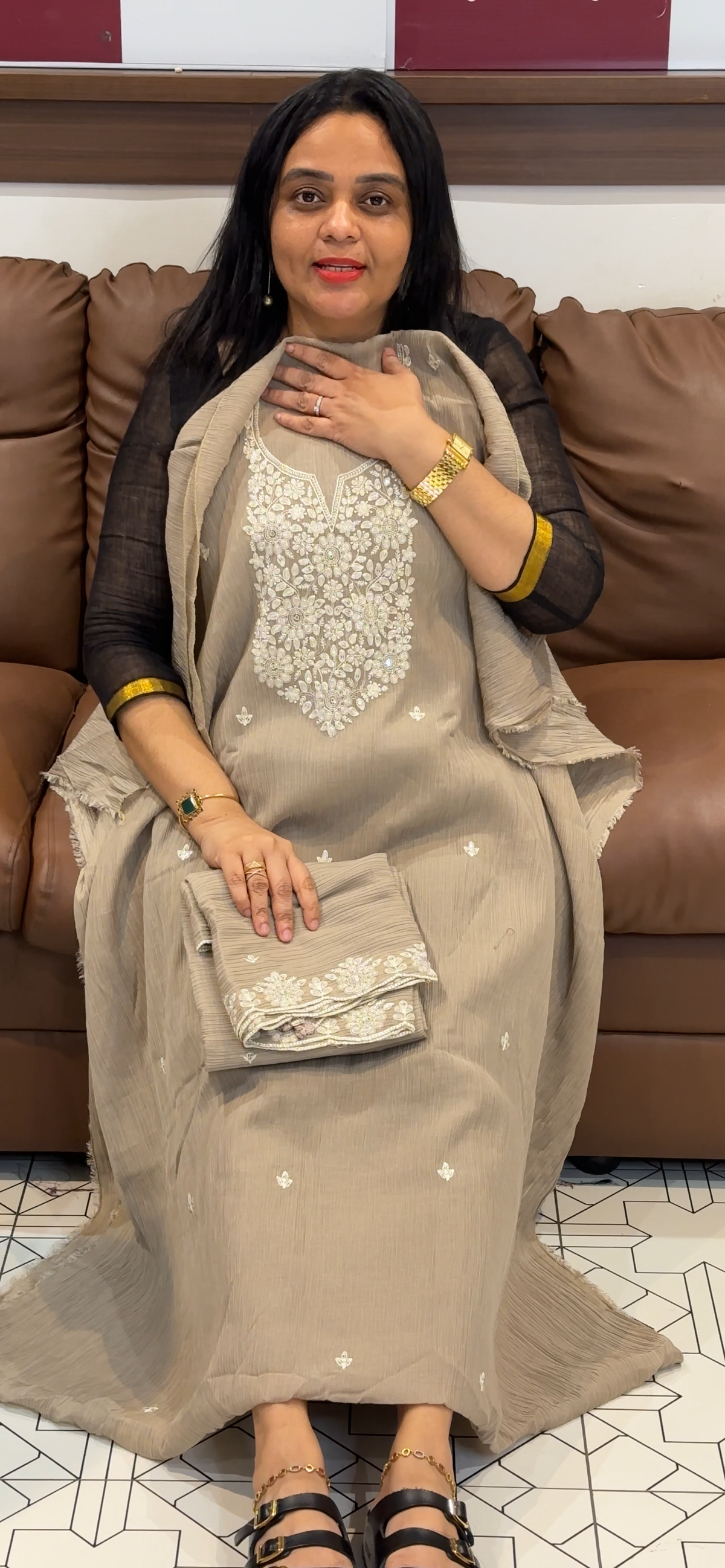 OFFER SALES UNSTITCHED SALWAR SUITS - IHA 35481