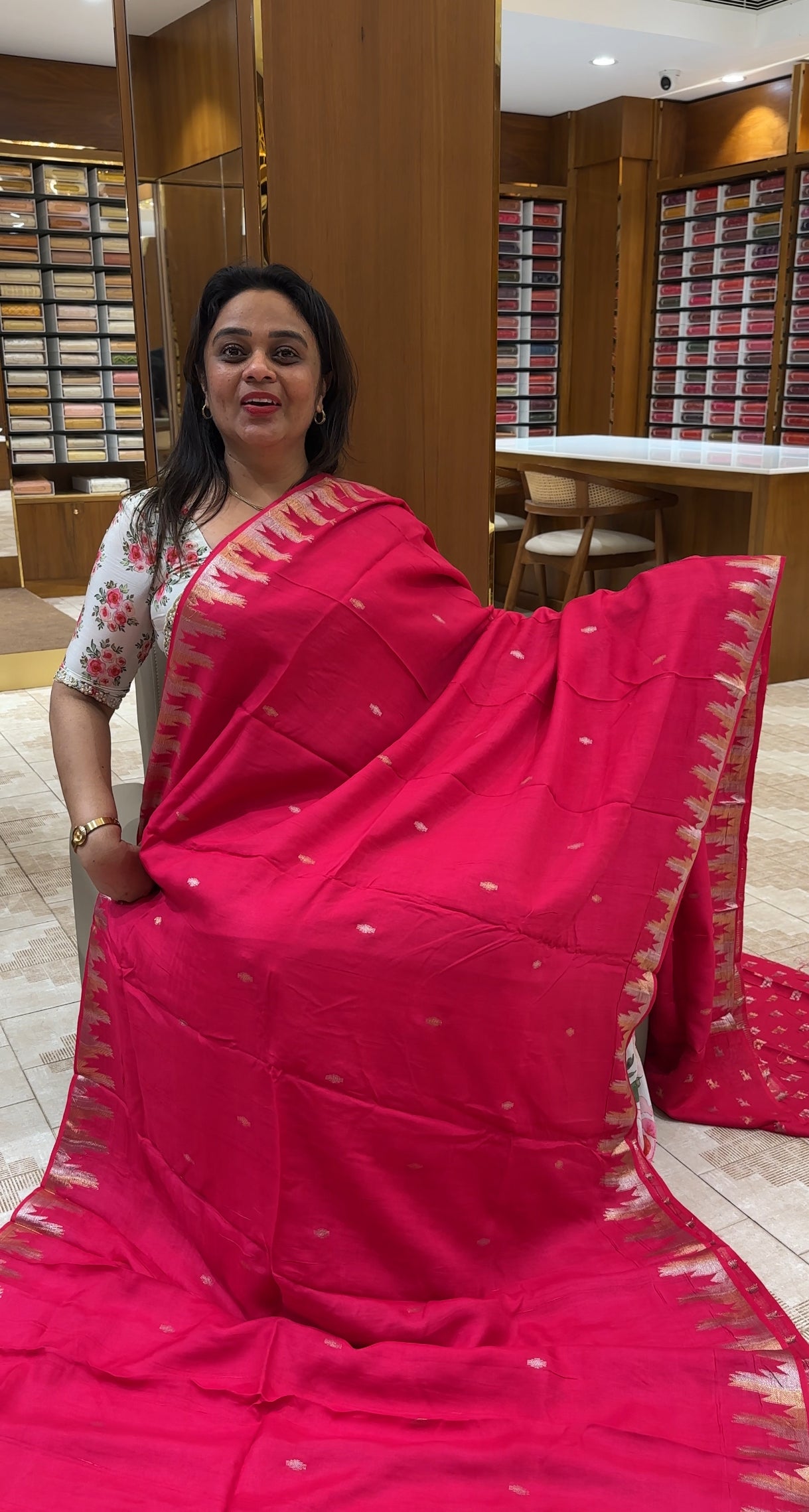 FORWARD DOLA BANARASI SAREES - IHA 25734