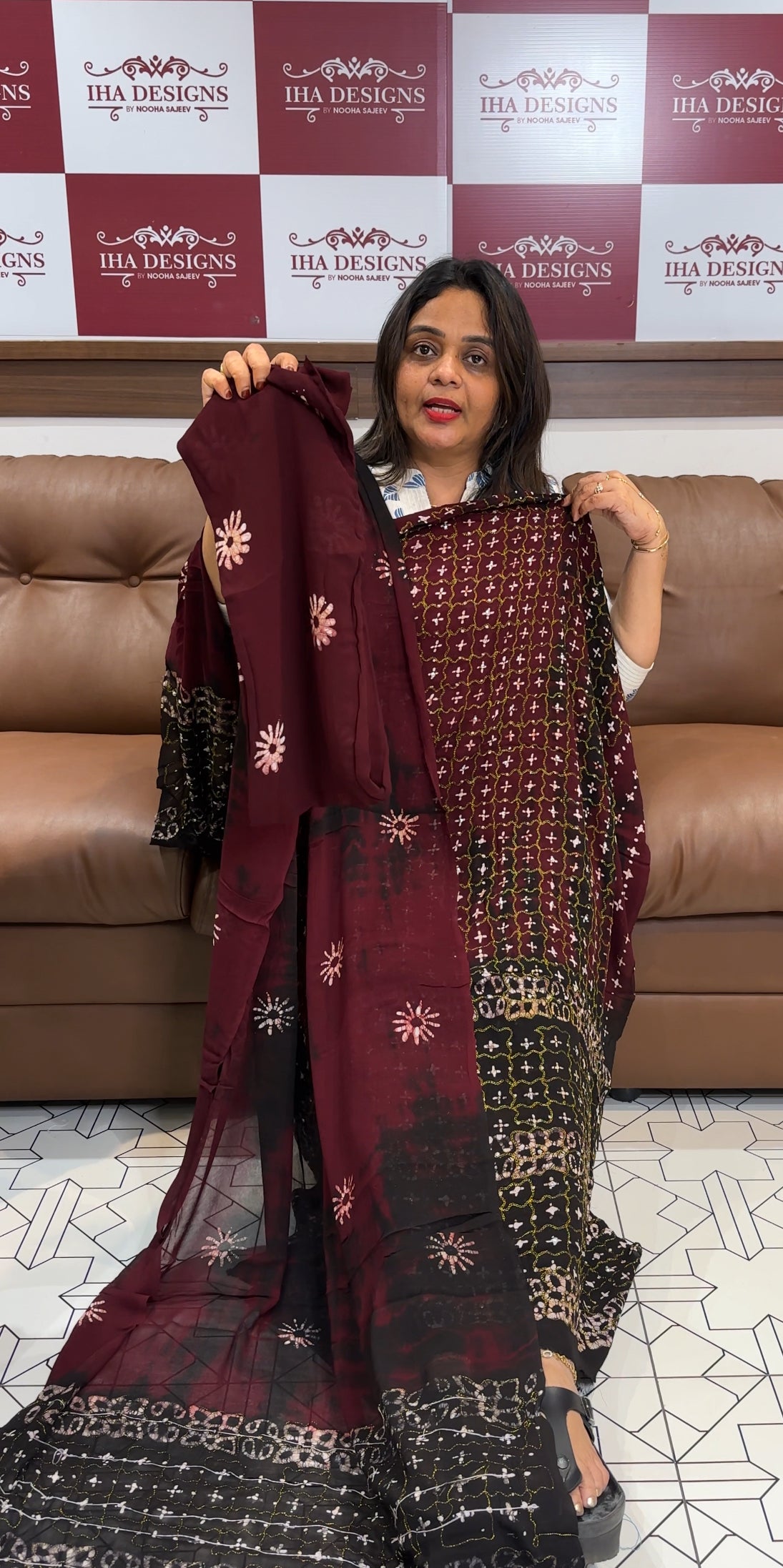 BATIK PRINTED UNSTITCHED SALWAR SUITS - IHA 23990