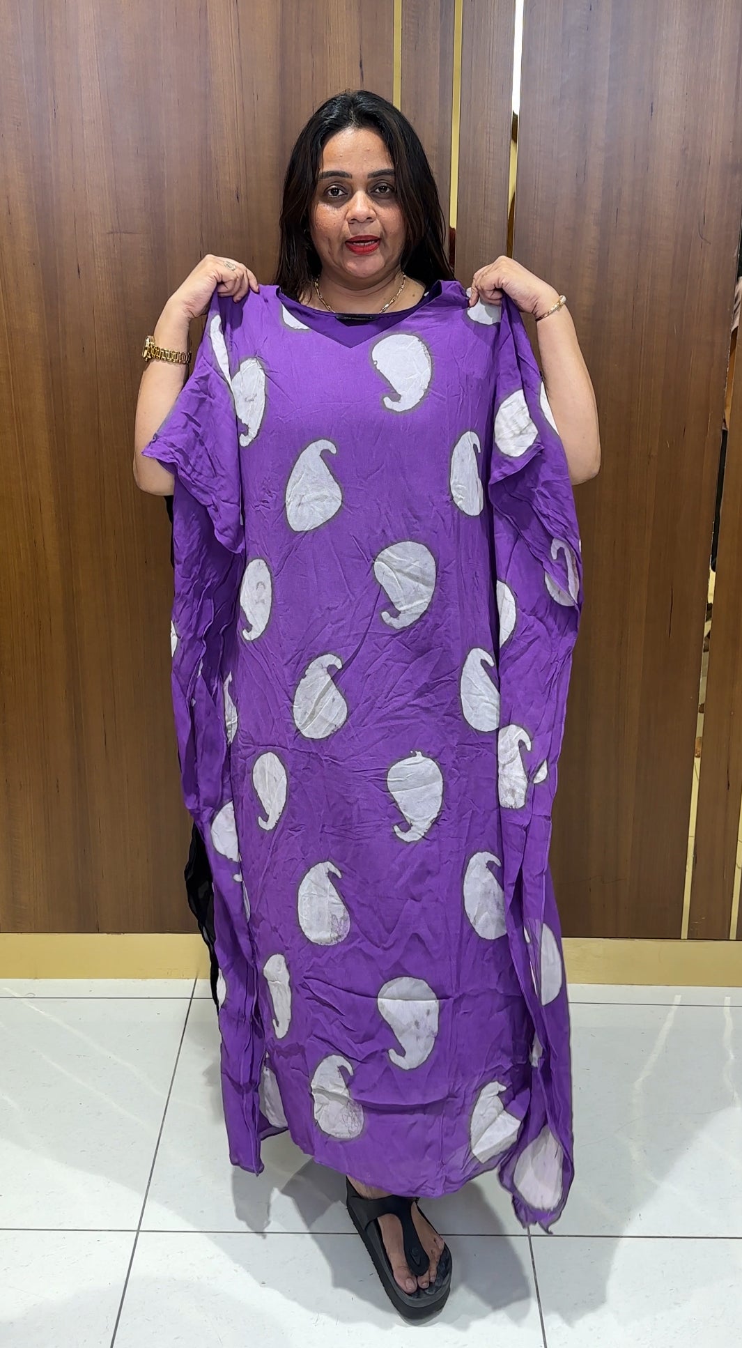 IHA'S IN-HOUSE GEORGETTE KAFTAN - IHA 22785