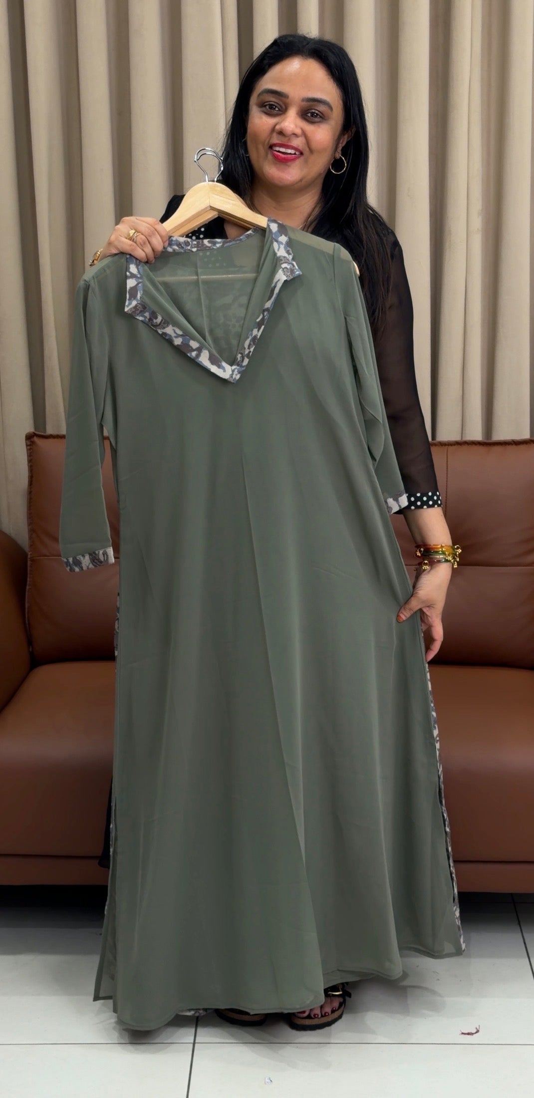 IHA'S IN-HOUSE PRINTED COTTON TUNIC TOPS - IHA 33906