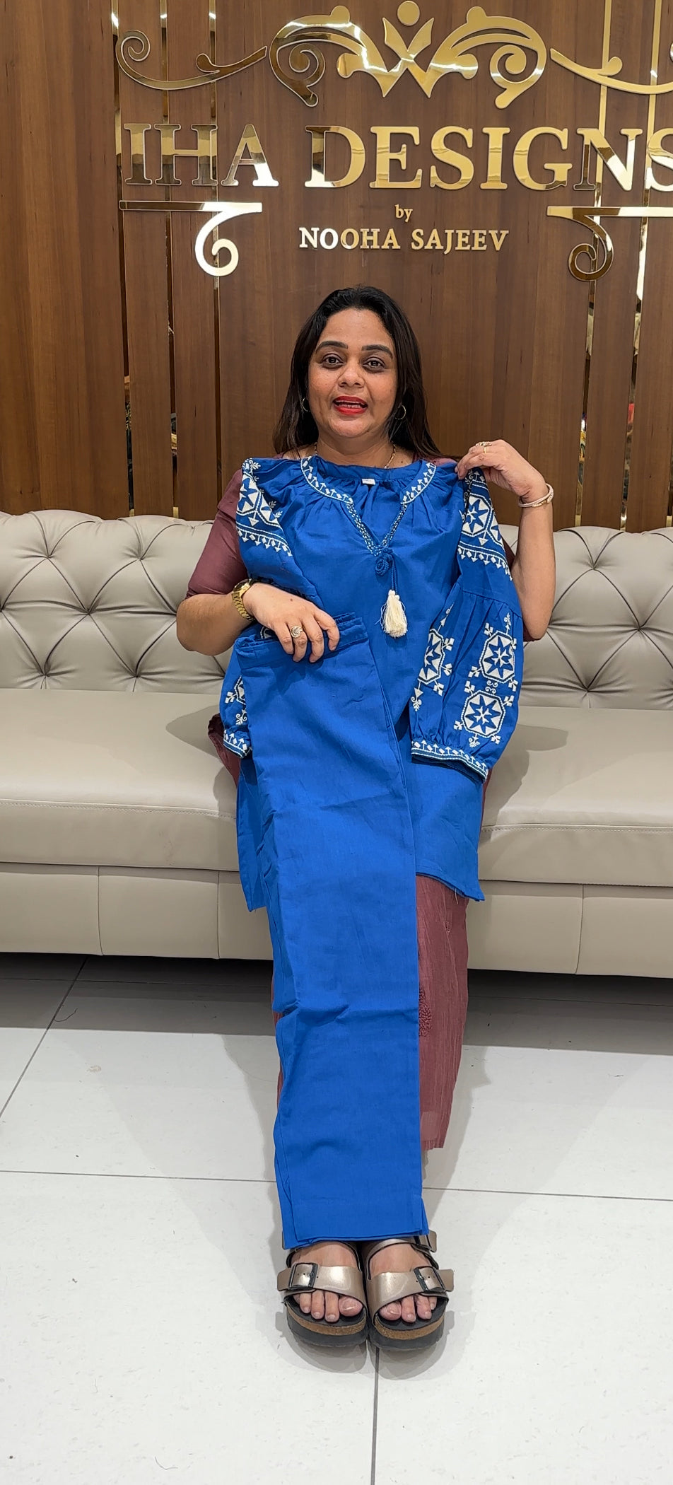 COTTON LINEN SHORT CO-ORDS SETS - IHA 24076