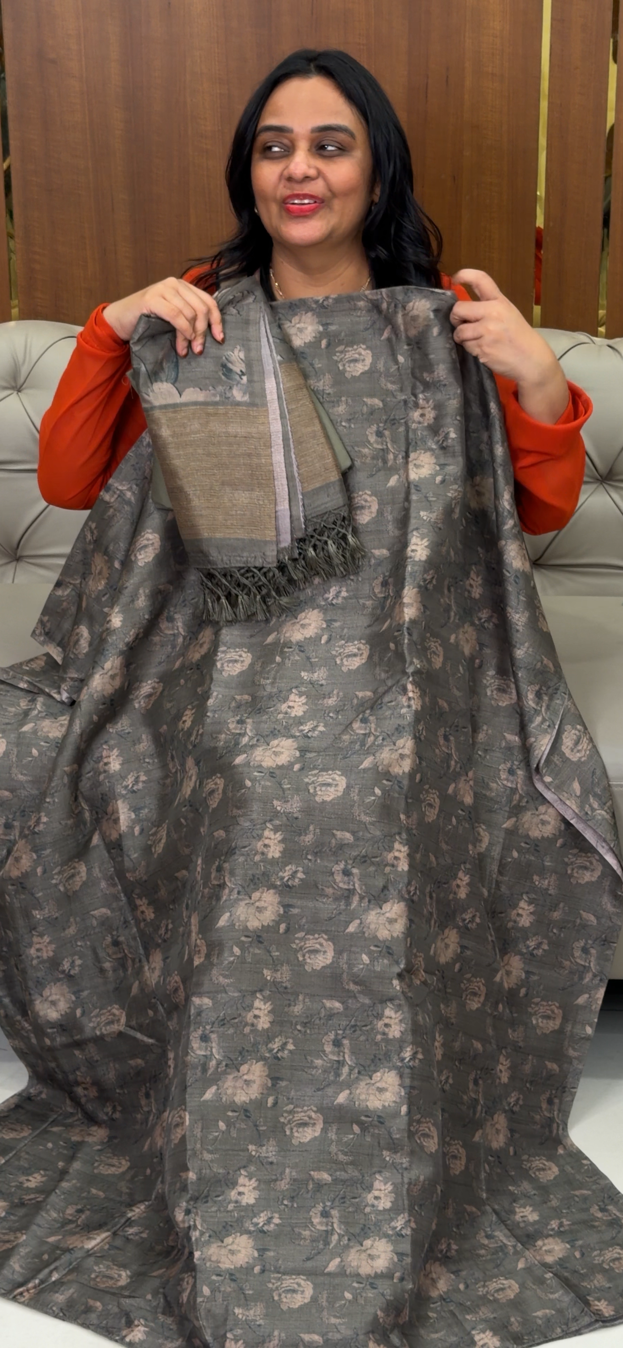 SEMI DUPION UNSTITCHED SALWAR SUITS - IHA 32792