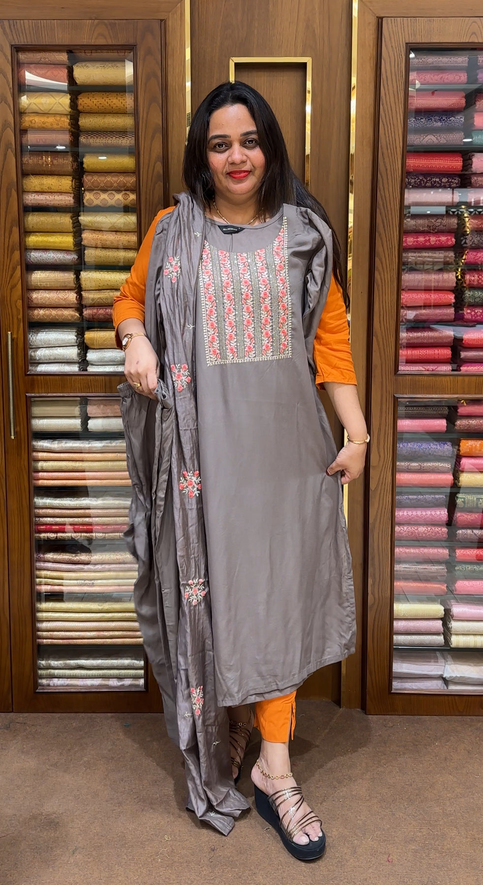 READY TO WEAR TOP, BOTTOM AND DUPATTA - IHA 24039