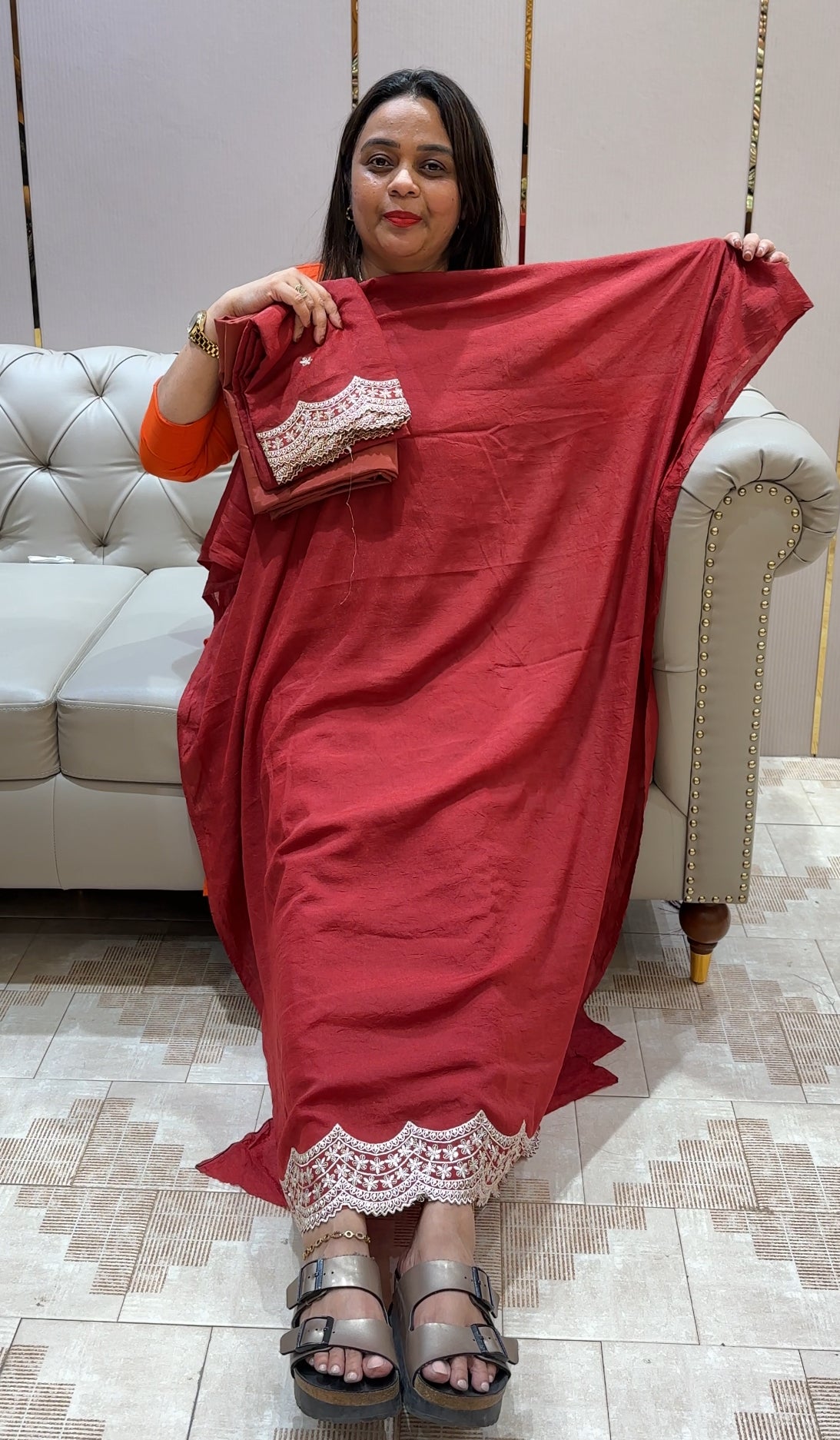 CRUSHED TISSUE UNSTITCHED SALWAR SUITS - IHA 25161