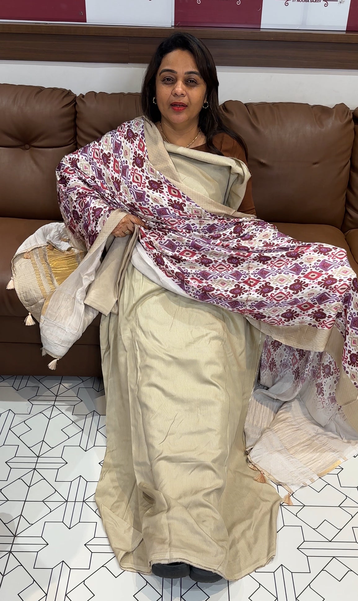 SILK DOLA UNSTITCHED SALWAR SUITS - IHA 23749