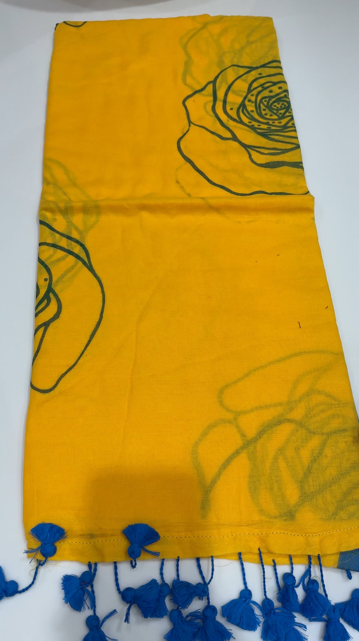 HANDBLOCK PRINTED SAREES - IHA 25479