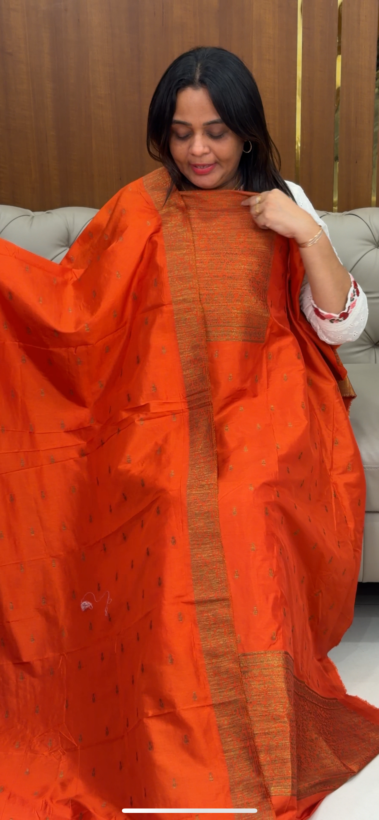 SEMI BANARASI UNSTITCHED SALWAR SUITS - IHA 29353