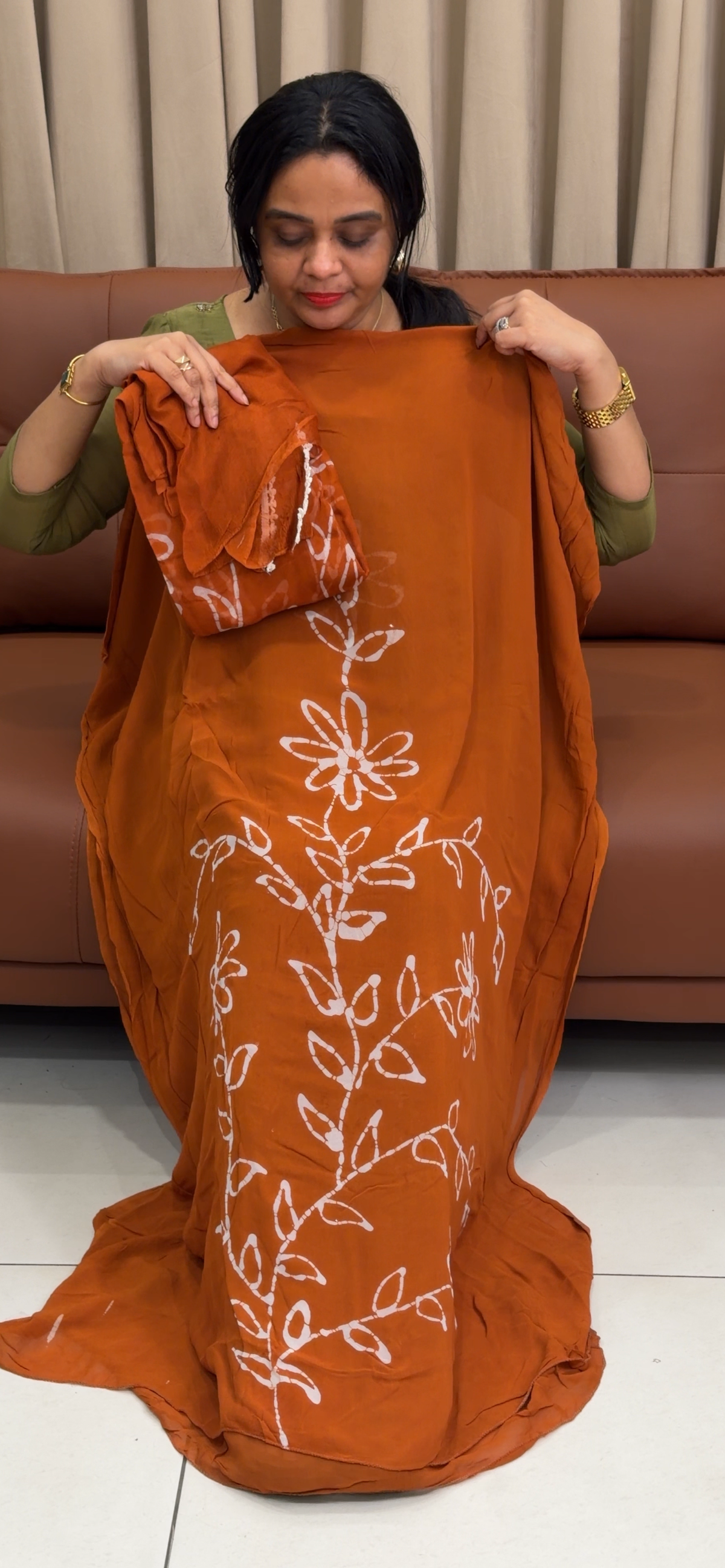 VISCOSE GEORGETTE UNSTITCHED SALWAR SUITS - IHA 35369