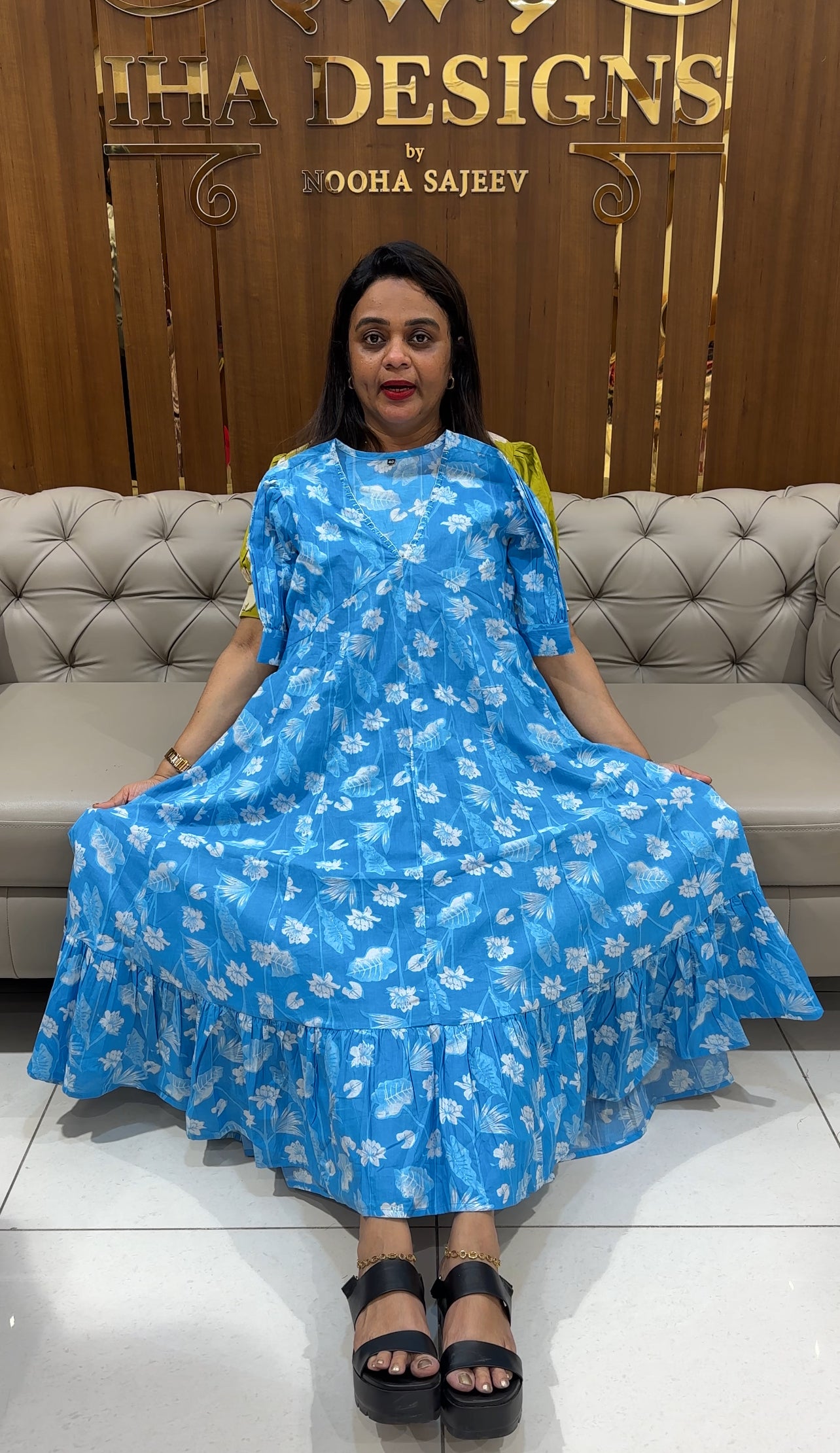 PRINTED COTTON FROCKS - IHA 25183