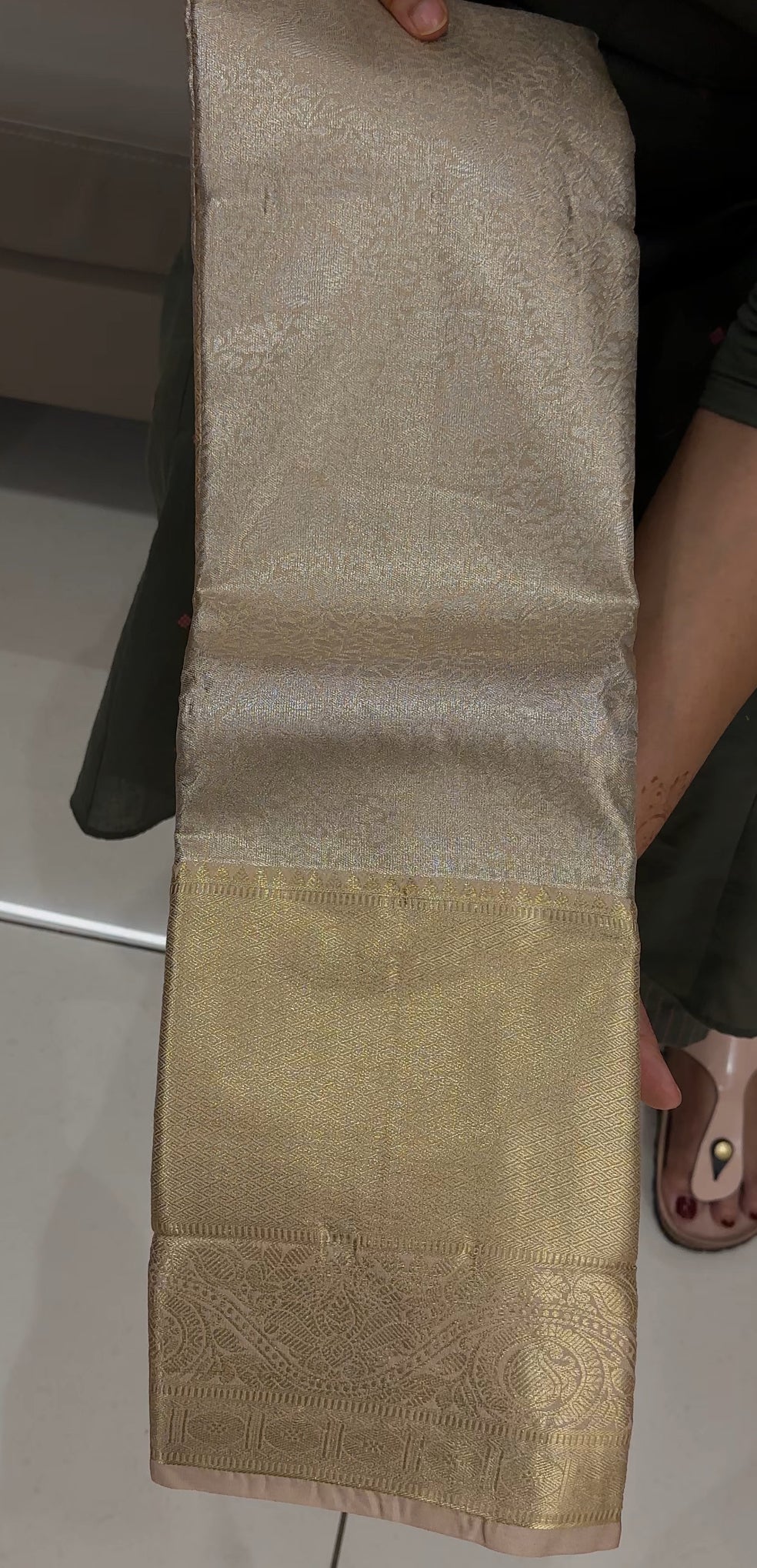 DESIGNER TISSUE KANCHIPURAM SILK SAREES - IHA 27614