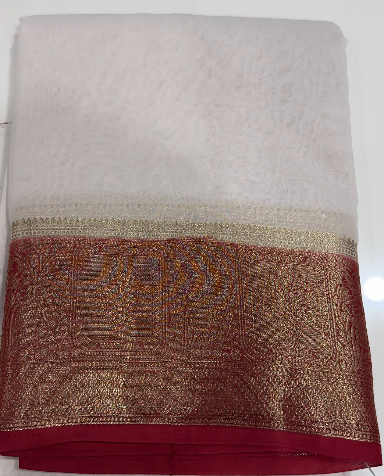 NYLON GEORGETTE SAREES - IHA 26551