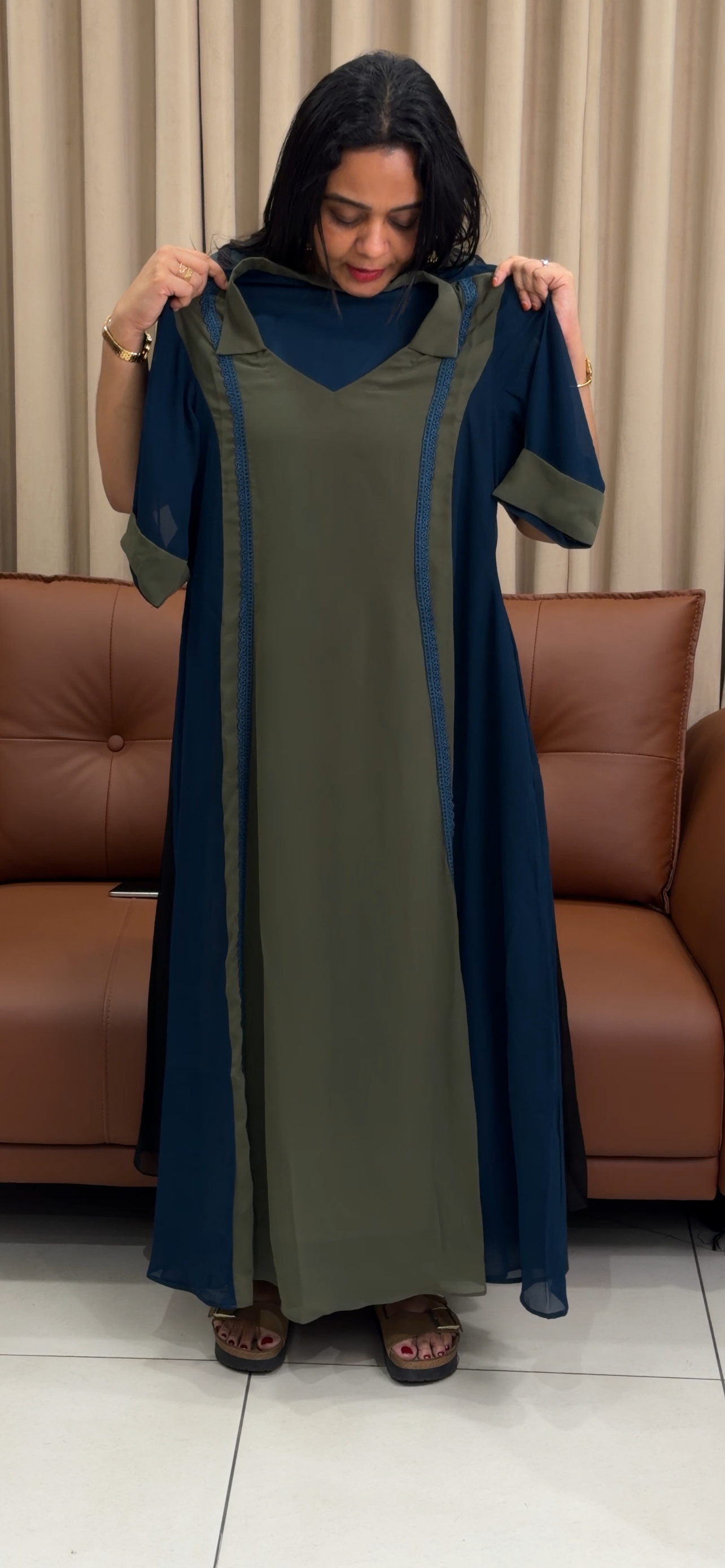 IHA'S IN-HOUSE GEORGETTE TOPS - IHA 33612